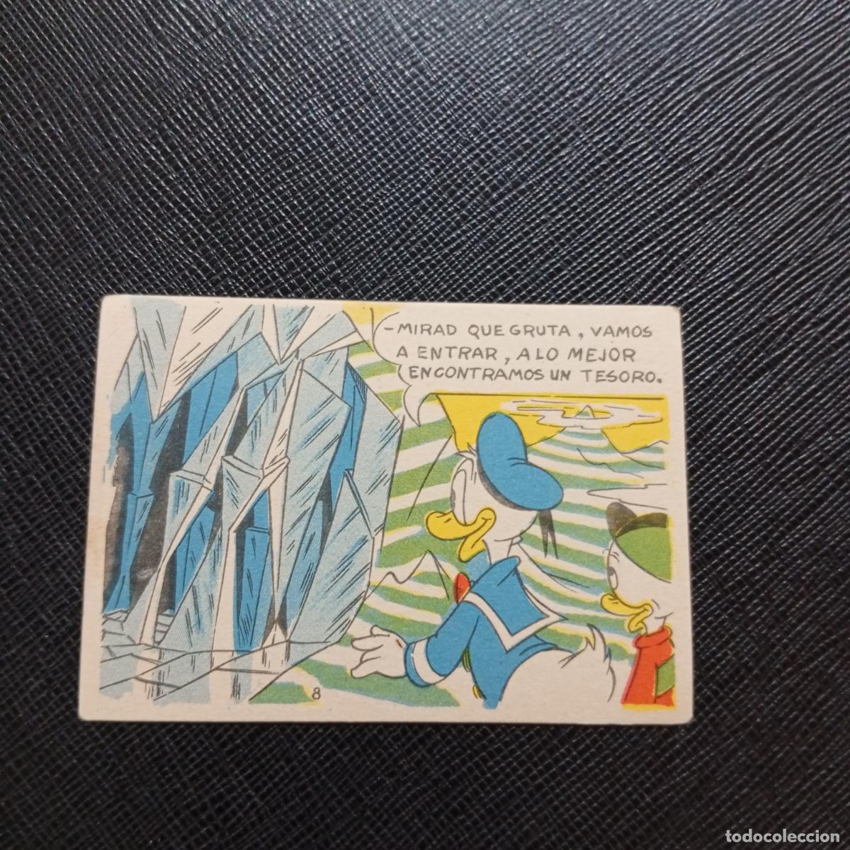 Colecionismo Cromos antigos: 8 LA ISLA DE JASPE CHOCOLATES LLOVERAS DISNEY 1948 CROMO - SIN PEGAR - A214 PG271