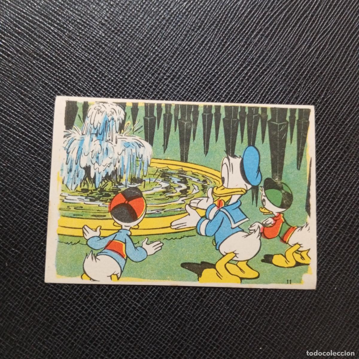 Coleccionismo cromos antiguos: 11 LA ISLA DE JASPE CHOCOLATES LLOVERAS DISNEY 1948 CROMO - SIN PEGAR - A214 PG271