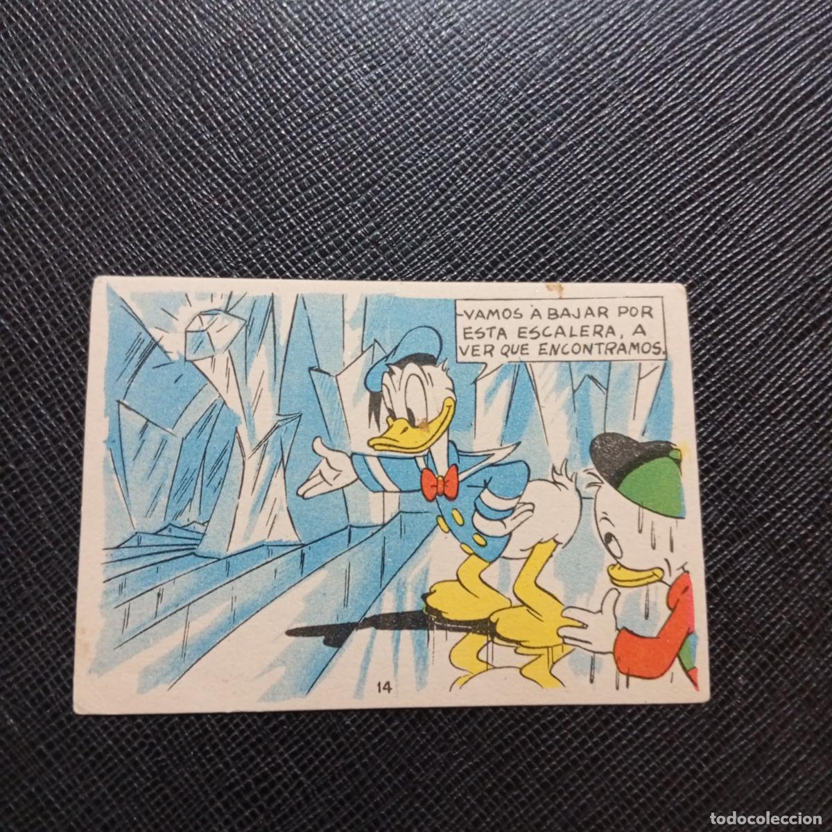Coleccionismo cromos antiguos: 14 LA ISLA DE JASPE CHOCOLATES LLOVERAS DISNEY 1948 CROMO - SIN PEGAR - A214 PG271