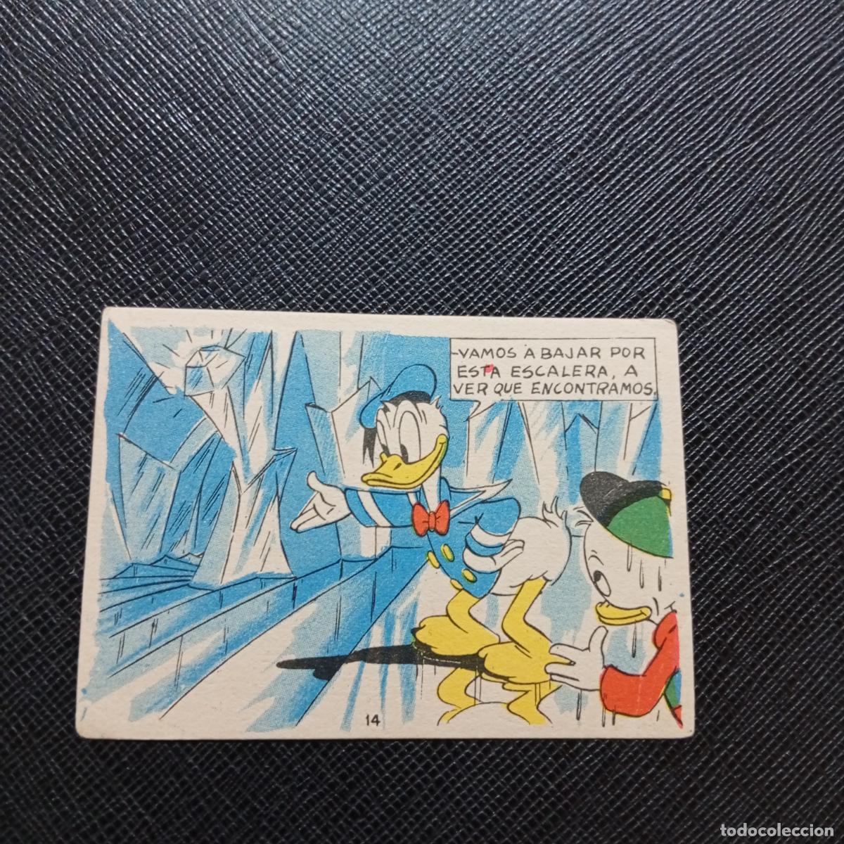 Coleccionismo cromos antiguos: 14 LA ISLA DE JASPE CHOCOLATES LLOVERAS DISNEY 1948 CROMO - SIN PEGAR - A214 PG280 B
