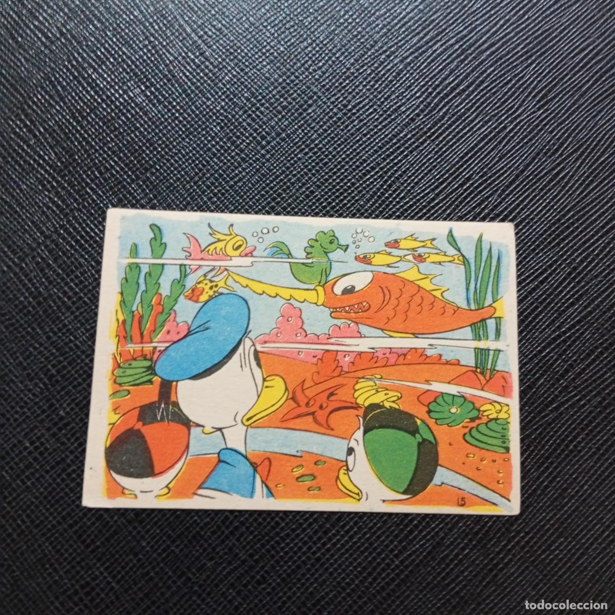 Coleccionismo cromos antiguos: 15 LA ISLA DE JASPE CHOCOLATES LLOVERAS DISNEY 1948 CROMO - SIN PEGAR - A214 PG271 B