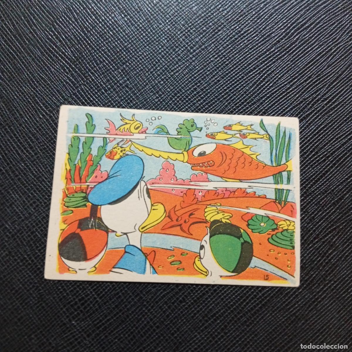 Coleccionismo cromos antiguos: 15 LA ISLA DE JASPE CHOCOLATES LLOVERAS DISNEY 1948 CROMO - SIN PEGAR - A214 PG280
