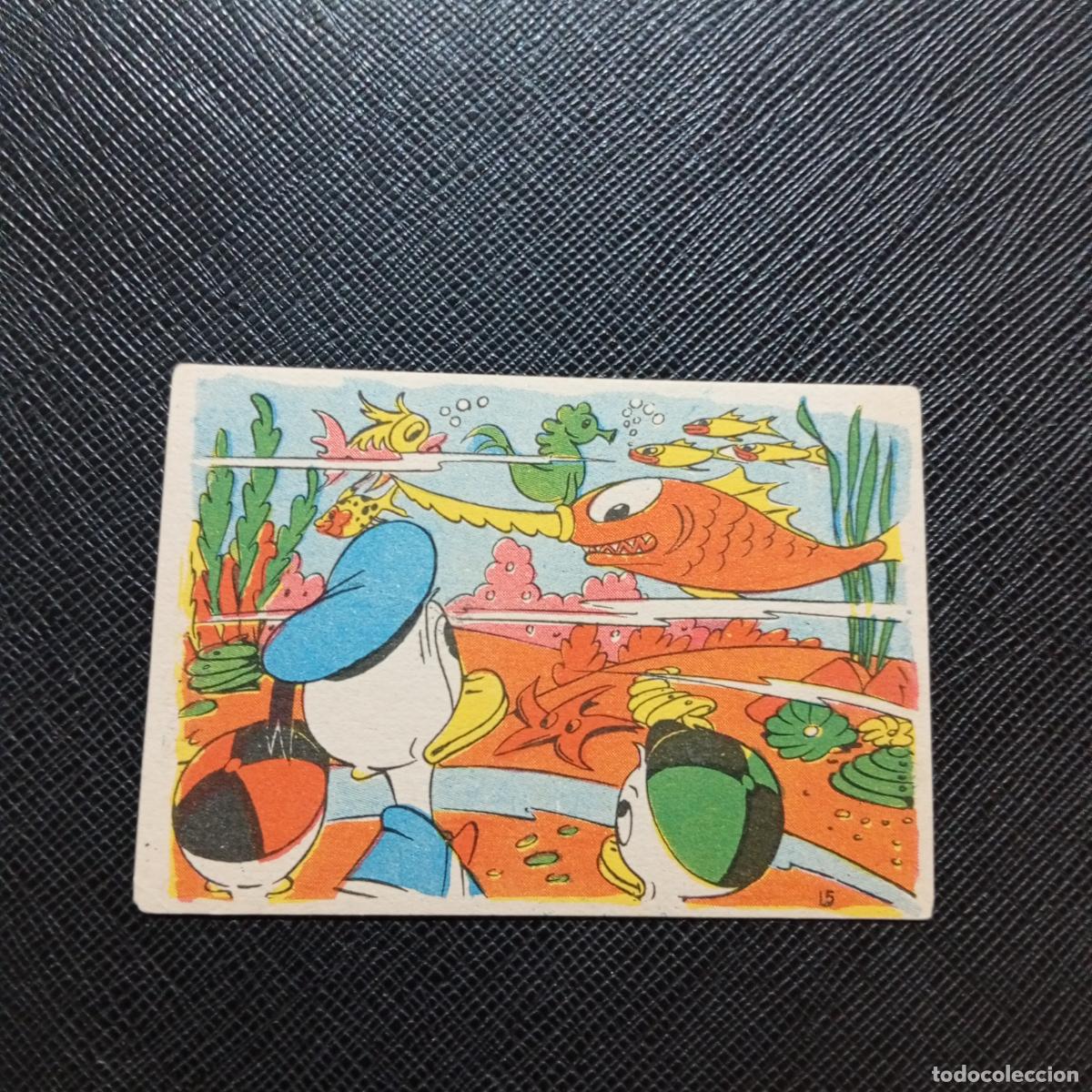 Coleccionismo cromos antiguos: 15 LA ISLA DE JASPE CHOCOLATES LLOVERAS DISNEY 1948 CROMO - SIN PEGAR - A214 PG280 B