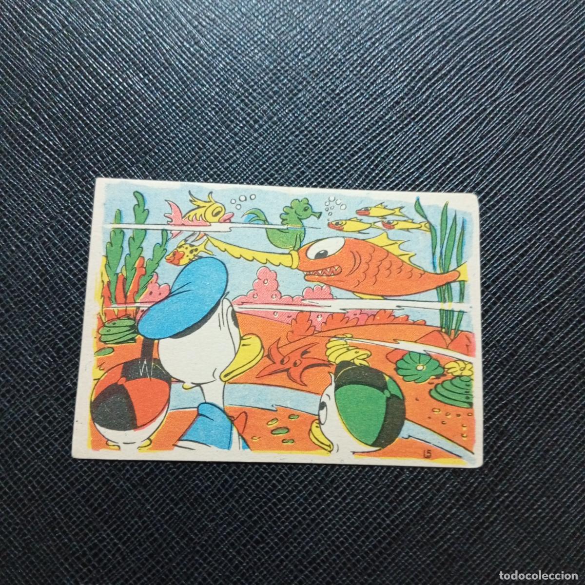 Coleccionismo cromos antiguos: 15 LA ISLA DE JASPE CHOCOLATES LLOVERAS DISNEY 1948 CROMO - SIN PEGAR - A214 PG289 B