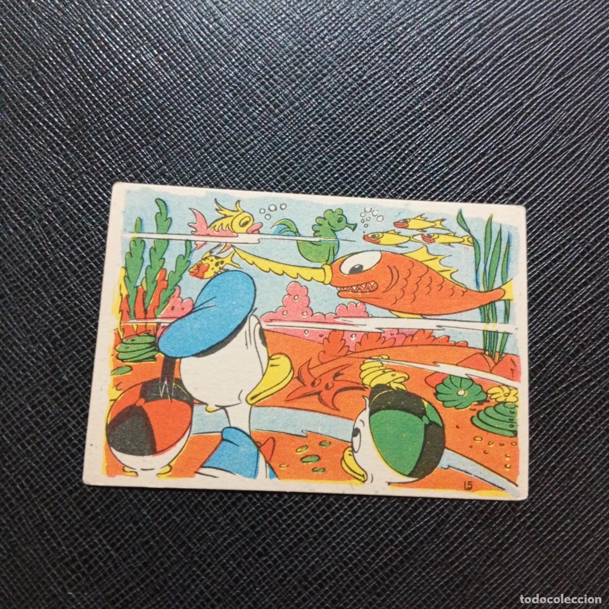 Coleccionismo cromos antiguos: 15 LA ISLA DE JASPE CHOCOLATES LLOVERAS DISNEY 1948 CROMO - SIN PEGAR - A214 PG298