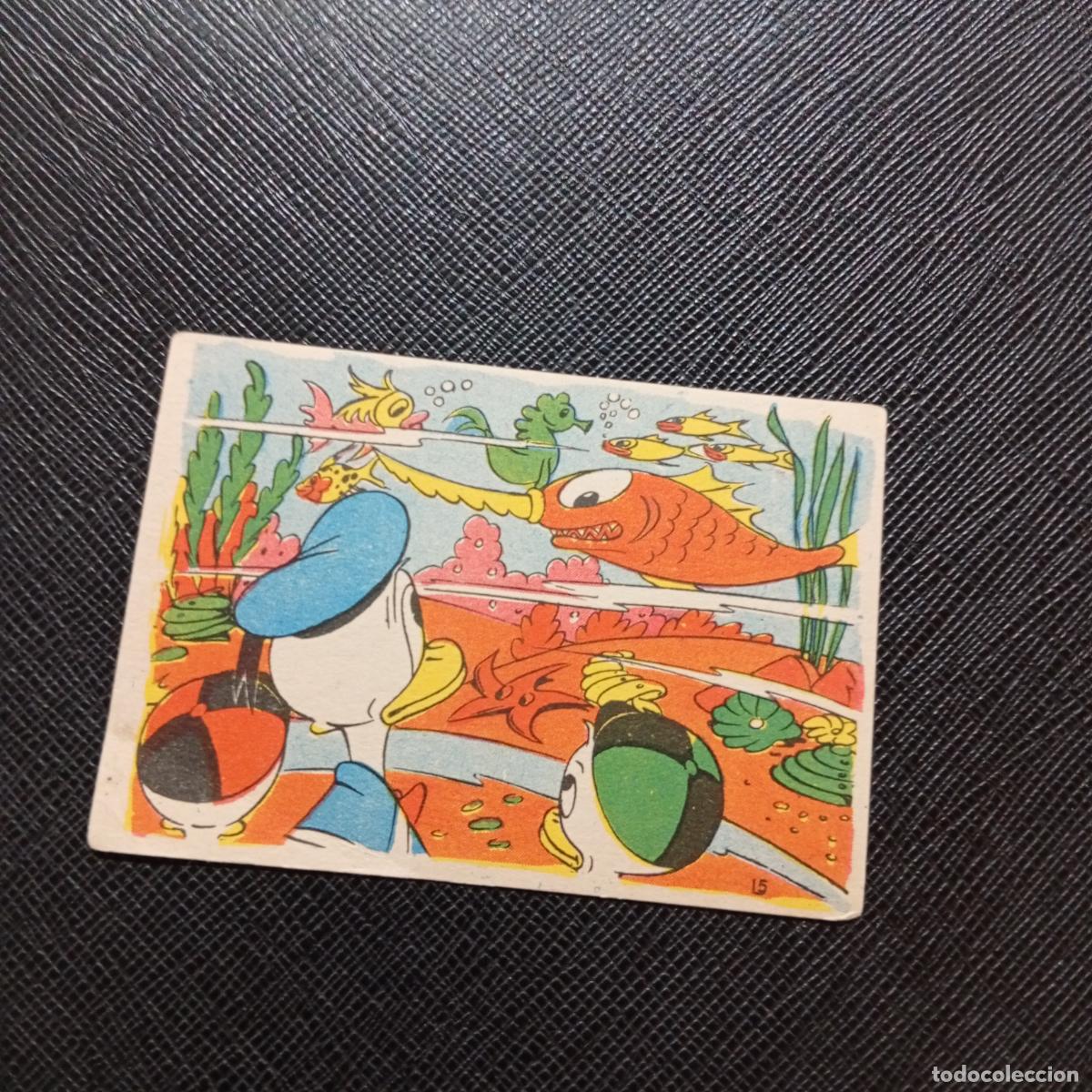 Coleccionismo cromos antiguos: 15 LA ISLA DE JASPE CHOCOLATES LLOVERAS DISNEY 1948 CROMO - SIN PEGAR - A214 PG298 B
