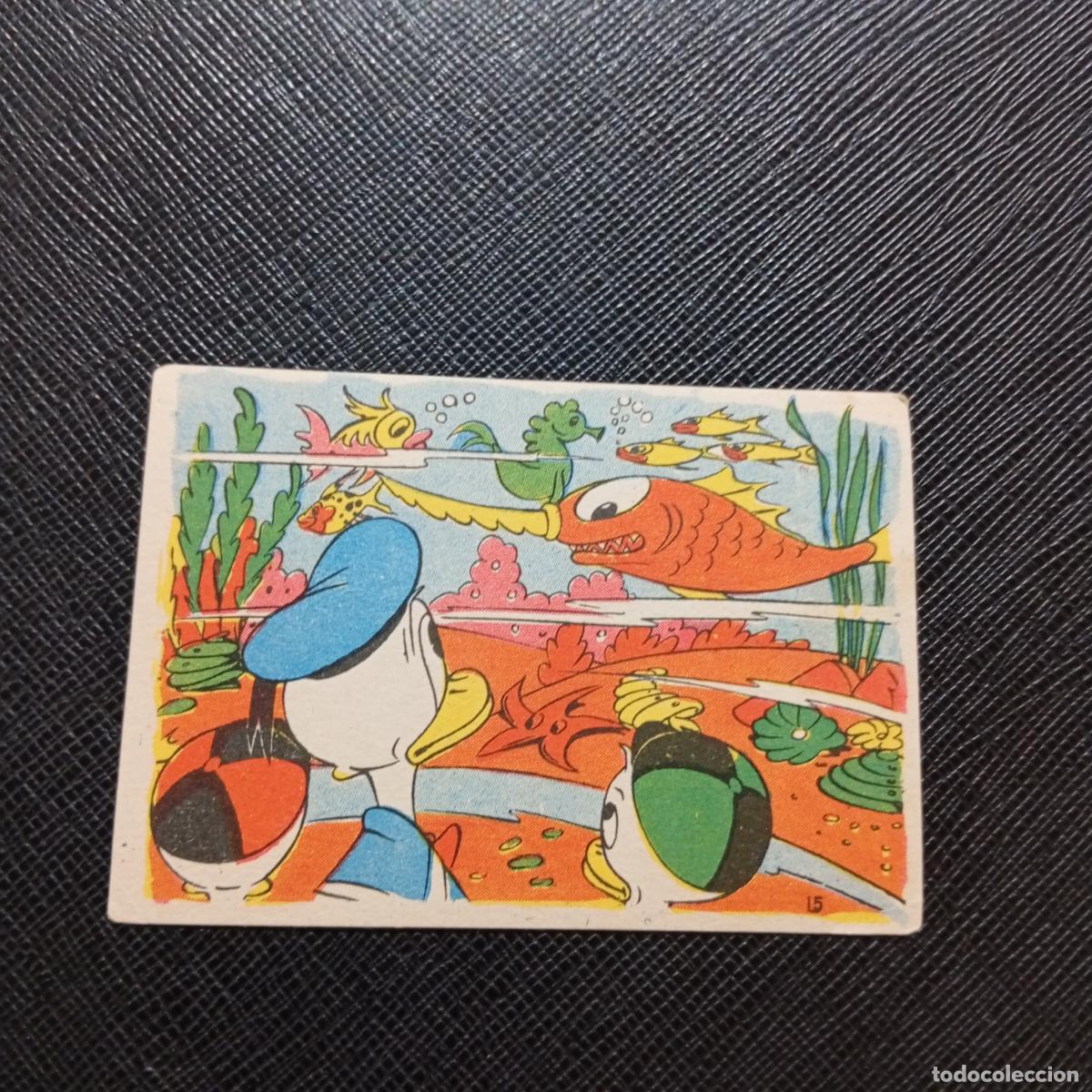 Coleccionismo cromos antiguos: 15 LA ISLA DE JASPE CHOCOLATES LLOVERAS DISNEY 1948 CROMO - SIN PEGAR - A214 PG307 B