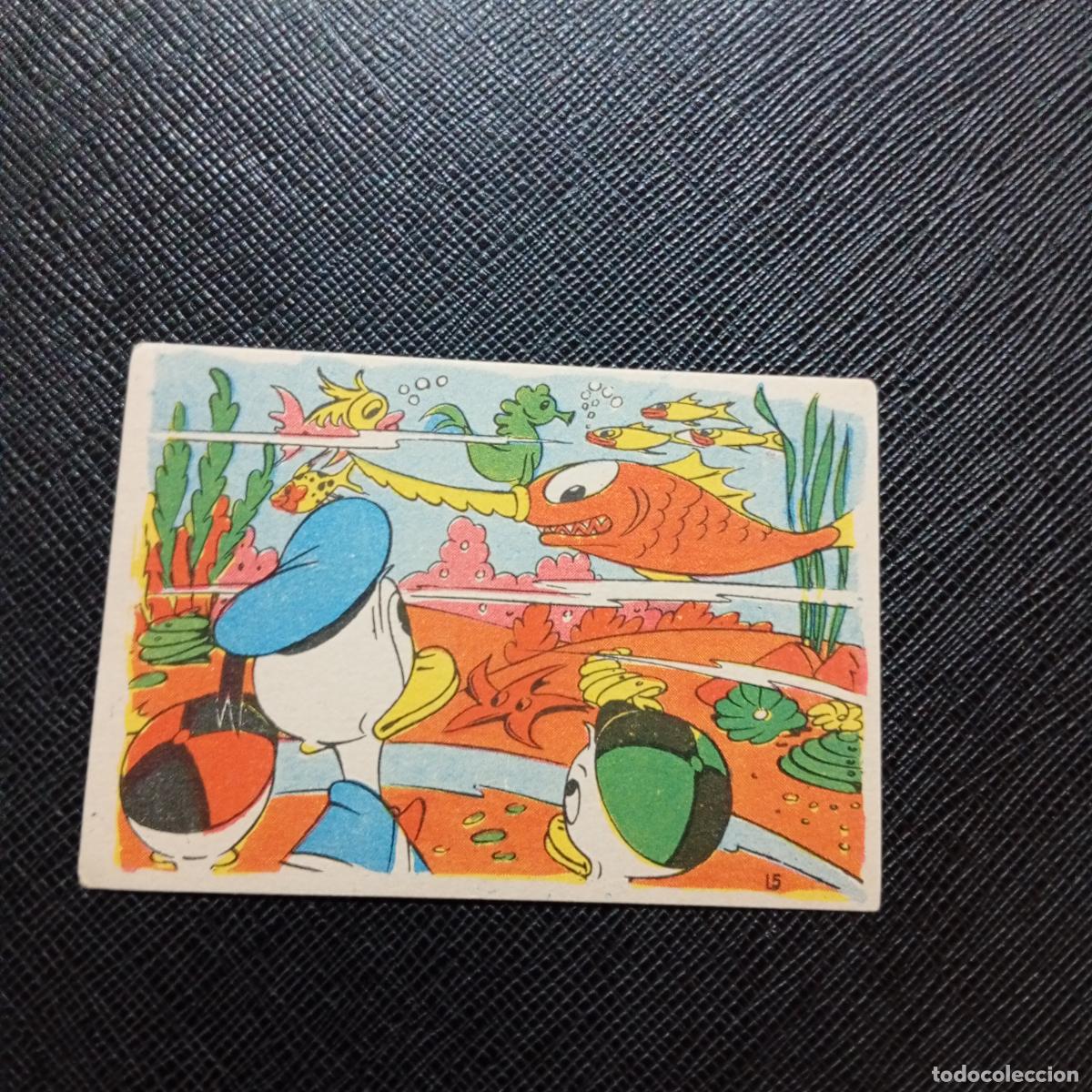 Coleccionismo cromos antiguos: 15 LA ISLA DE JASPE CHOCOLATES LLOVERAS DISNEY 1948 CROMO - SIN PEGAR - A214 PG316