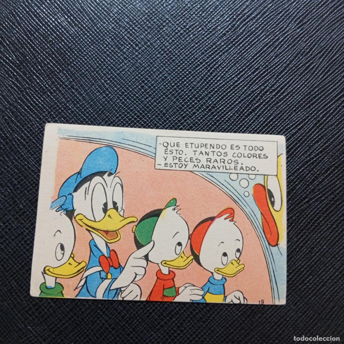 Coleccionismo cromos antiguos: 19 LA ISLA DE JASPE CHOCOLATES LLOVERAS DISNEY 1948 CROMO - SIN PEGAR - A214 PG307