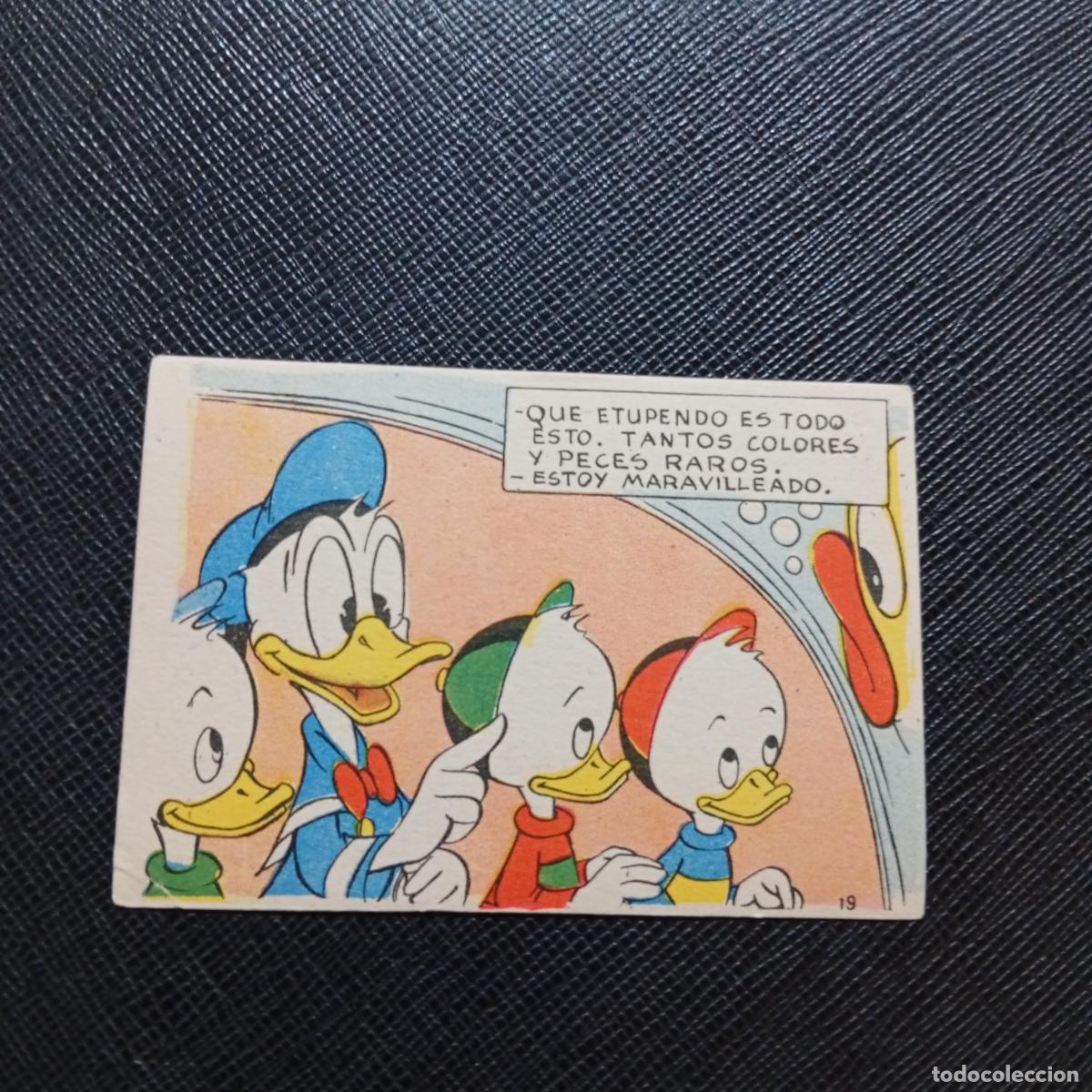 Coleccionismo cromos antiguos: 19 LA ISLA DE JASPE CHOCOLATES LLOVERAS DISNEY 1948 CROMO - SIN PEGAR - A214 PG307 B