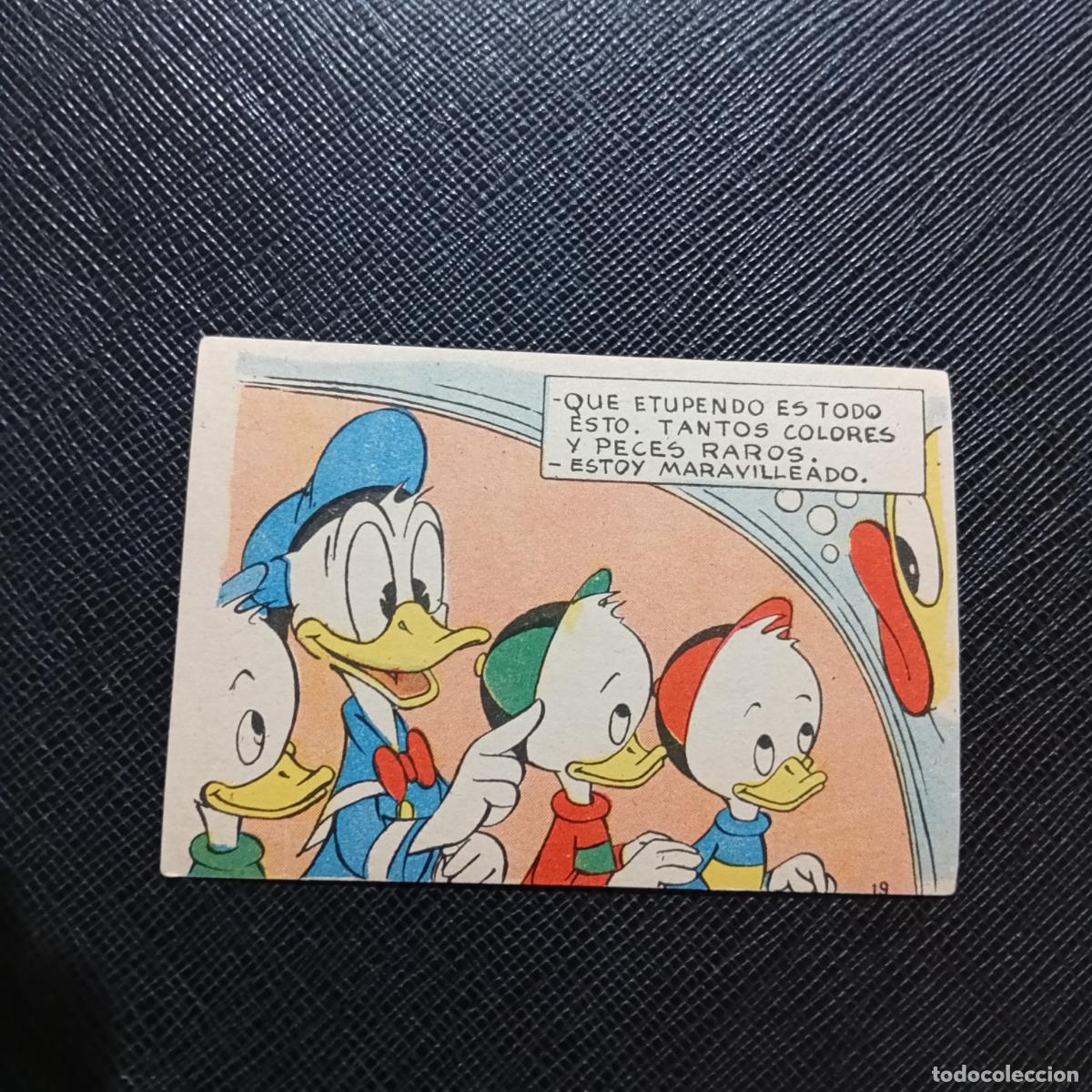 Coleccionismo cromos antiguos: 19 LA ISLA DE JASPE CHOCOLATES LLOVERAS DISNEY 1948 CROMO - SIN PEGAR - A214 PG316