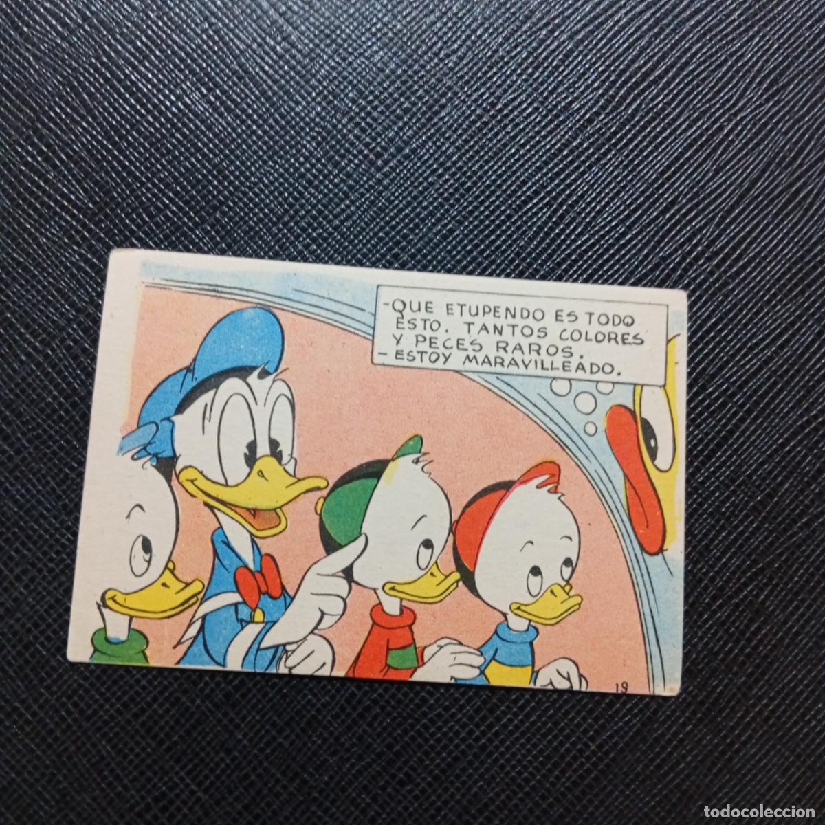 Coleccionismo cromos antiguos: 19 LA ISLA DE JASPE CHOCOLATES LLOVERAS DISNEY 1948 CROMO - SIN PEGAR - A214 PG316 B