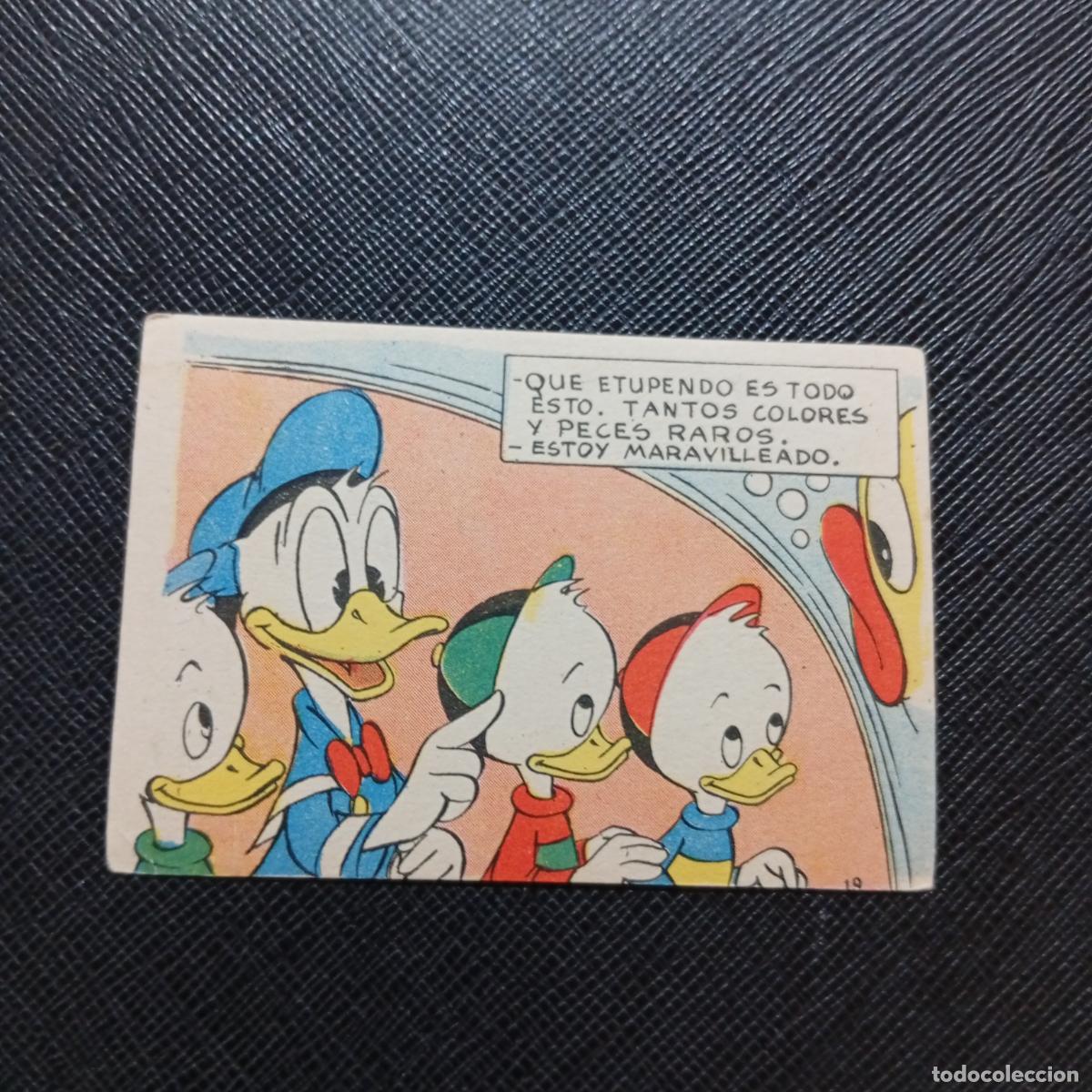 Coleccionismo cromos antiguos: 19 LA ISLA DE JASPE CHOCOLATES LLOVERAS DISNEY 1948 CROMO - SIN PEGAR - A214 PG325