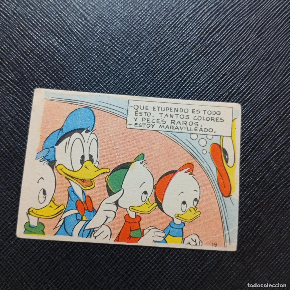 Coleccionismo cromos antiguos: 19 LA ISLA DE JASPE CHOCOLATES LLOVERAS DISNEY 1948 CROMO - SIN PEGAR - A214 PG325 B