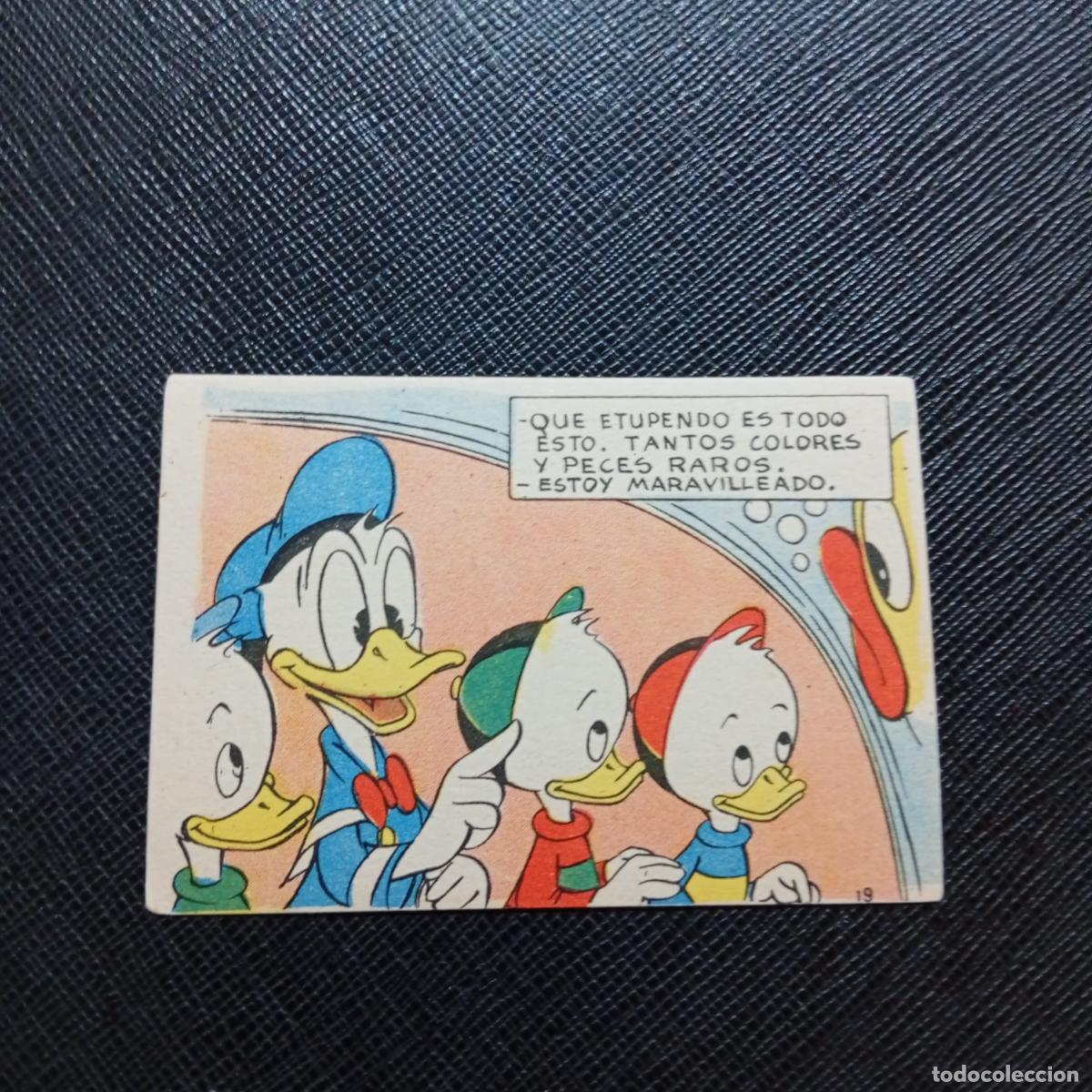 Coleccionismo cromos antiguos: 19 LA ISLA DE JASPE CHOCOLATES LLOVERAS DISNEY 1948 CROMO - SIN PEGAR - A214 PG334