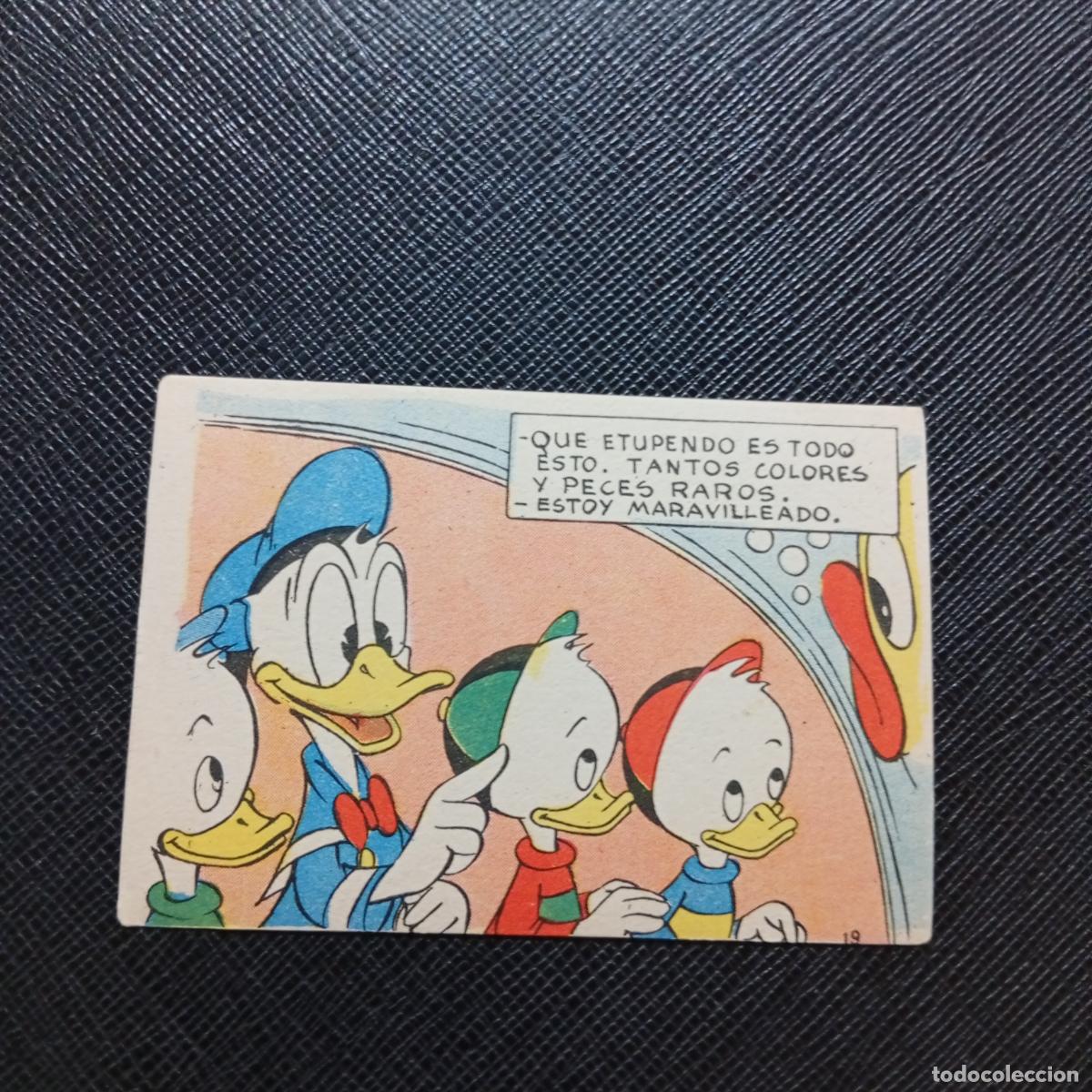 Coleccionismo cromos antiguos: 19 LA ISLA DE JASPE CHOCOLATES LLOVERAS DISNEY 1948 CROMO - SIN PEGAR - A214 PG334 B