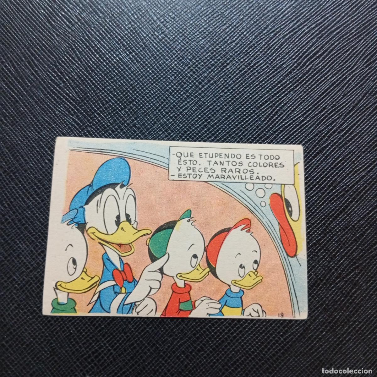 Coleccionismo cromos antiguos: 19 LA ISLA DE JASPE CHOCOLATES LLOVERAS DISNEY 1948 CROMO - SIN PEGAR - A214 PG343 B