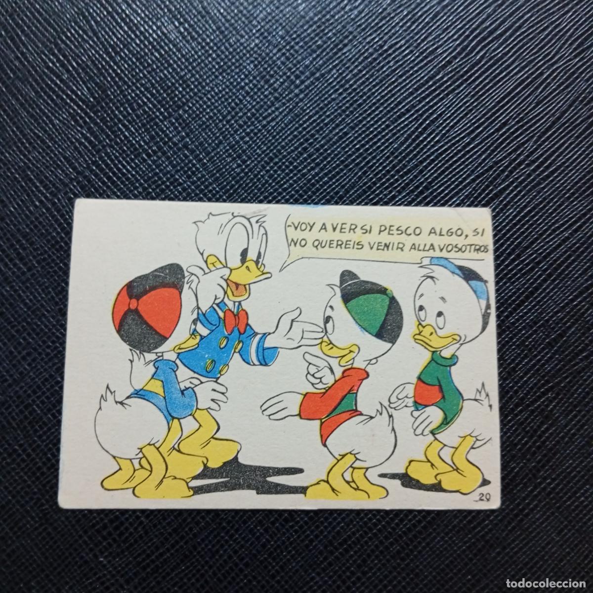 Coleccionismo cromos antiguos: 20 LA ISLA DE JASPE CHOCOLATES LLOVERAS DISNEY 1948 CROMO - SIN PEGAR - A214 PG325