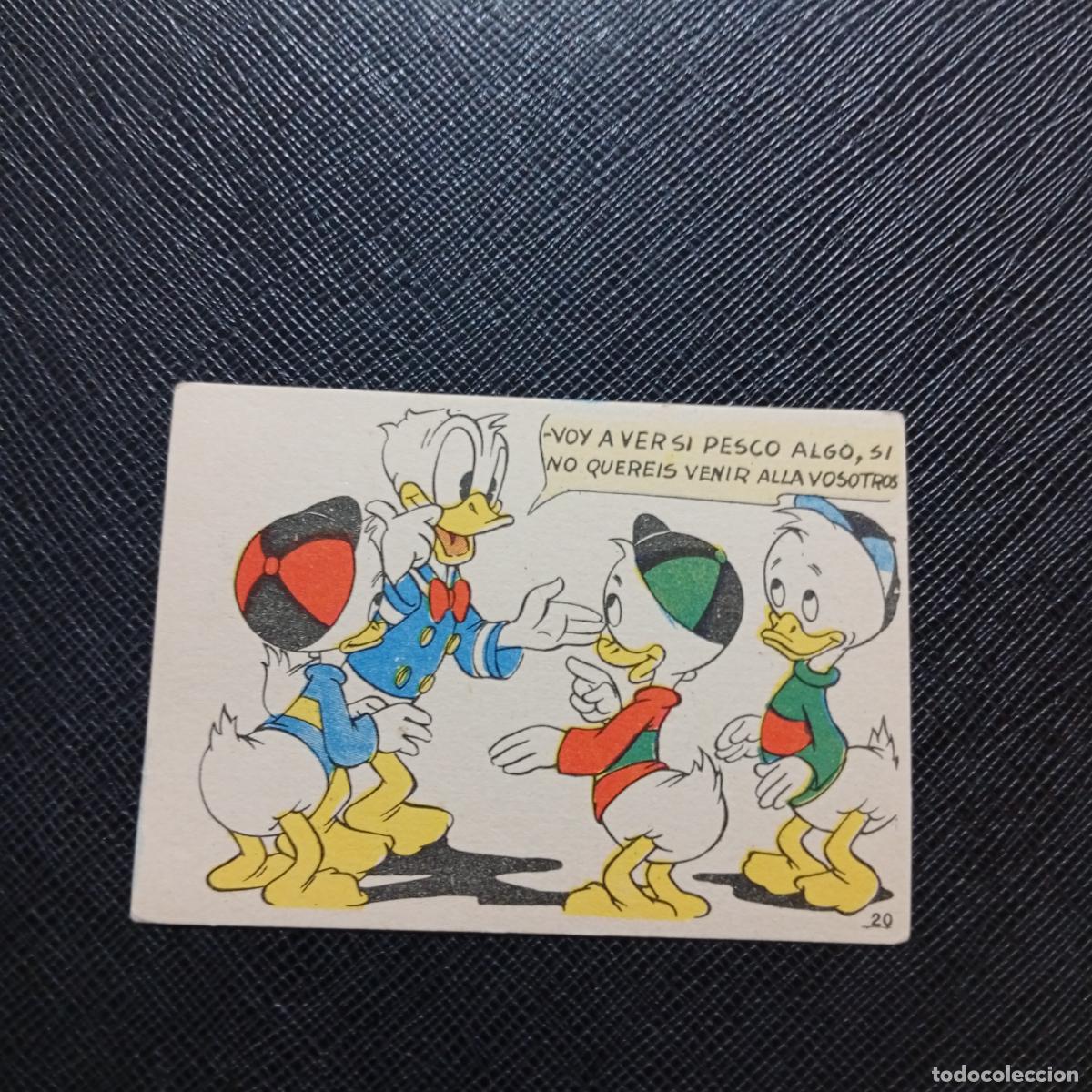 Coleccionismo cromos antiguos: 20 LA ISLA DE JASPE CHOCOLATES LLOVERAS DISNEY 1948 CROMO - SIN PEGAR - A214 PG325 B