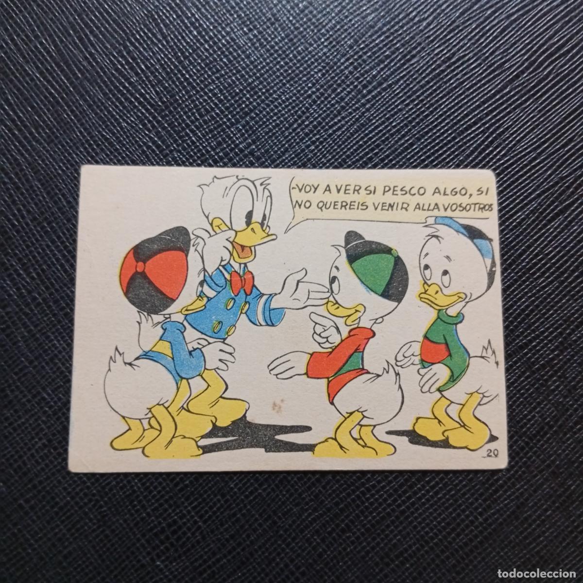 Coleccionismo cromos antiguos: 20 LA ISLA DE JASPE CHOCOLATES LLOVERAS DISNEY 1948 CROMO - SIN PEGAR - A214 PG334