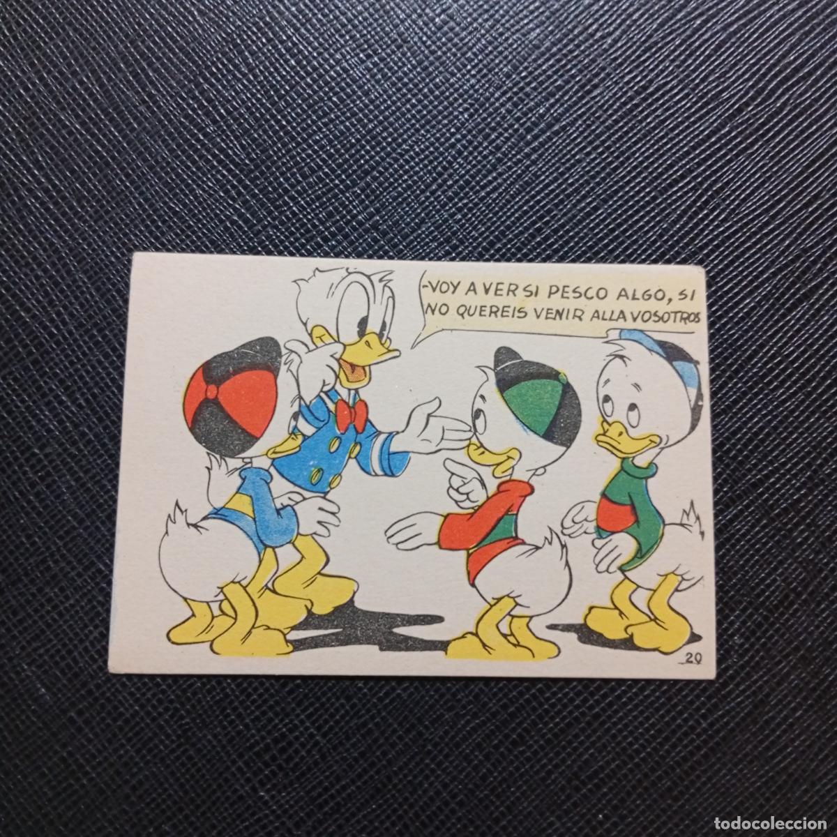 Coleccionismo cromos antiguos: 20 LA ISLA DE JASPE CHOCOLATES LLOVERAS DISNEY 1948 CROMO - SIN PEGAR - A214 PG343 B