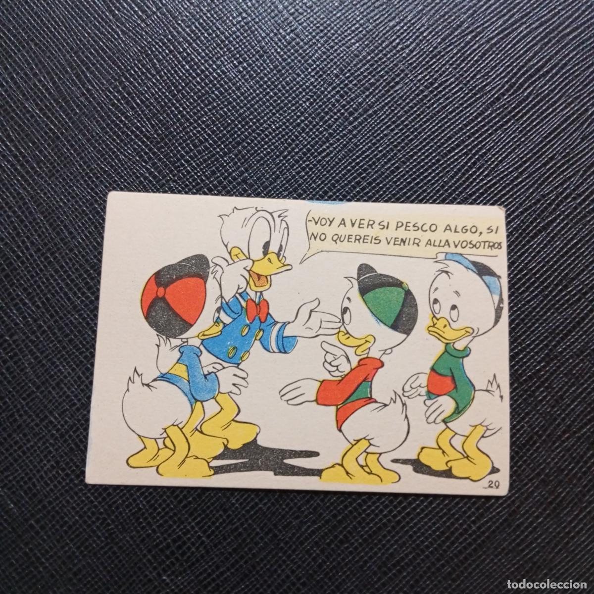 Coleccionismo cromos antiguos: 20 LA ISLA DE JASPE CHOCOLATES LLOVERAS DISNEY 1948 CROMO - SIN PEGAR - A214 PG352