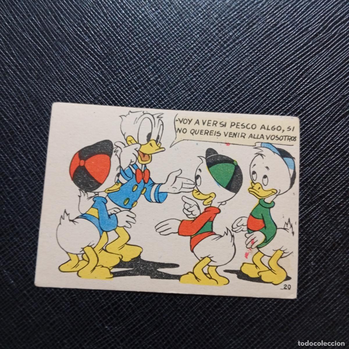 Coleccionismo cromos antiguos: 20 LA ISLA DE JASPE CHOCOLATES LLOVERAS DISNEY 1948 CROMO - SIN PEGAR - A214 PG352 B