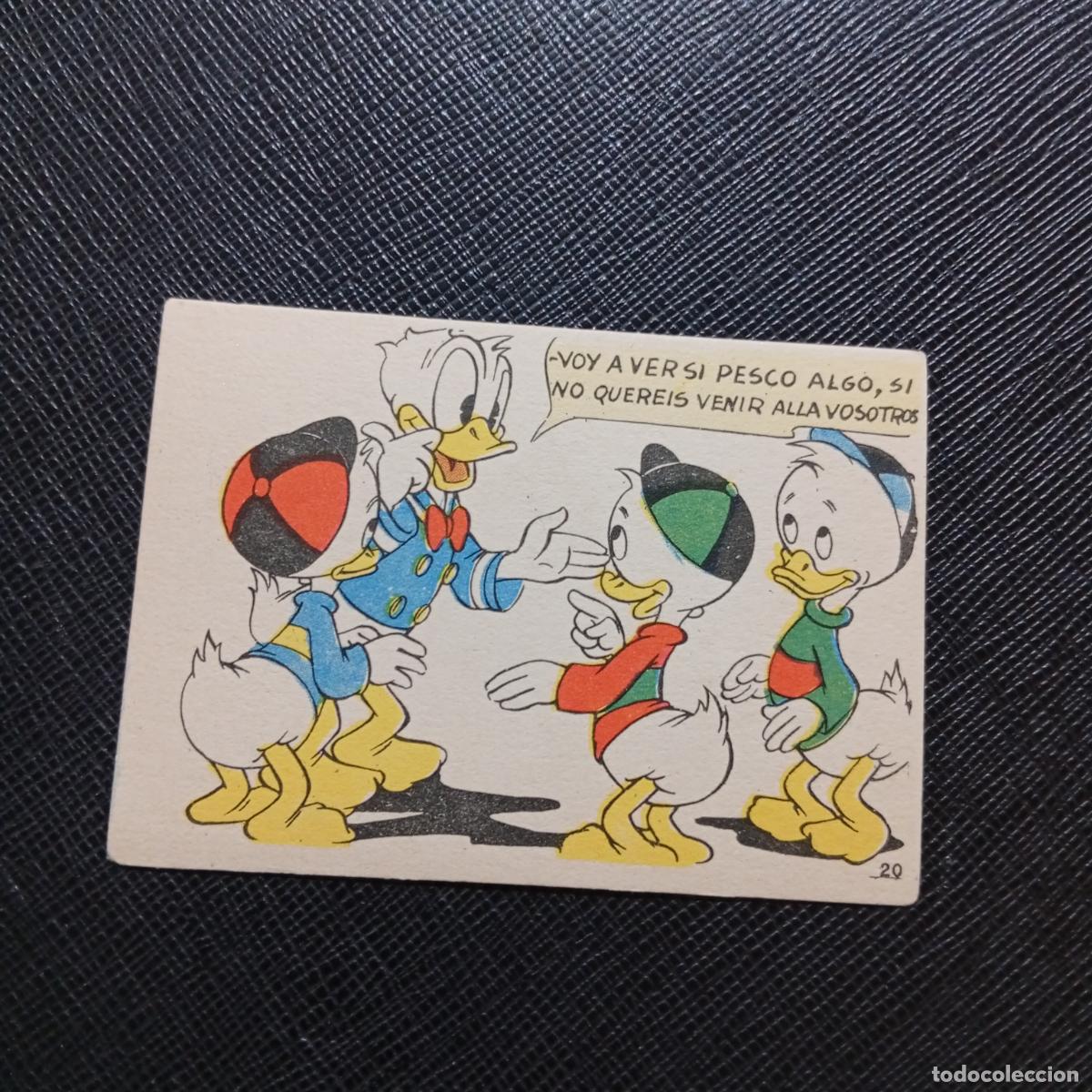 Coleccionismo cromos antiguos: 20 LA ISLA DE JASPE CHOCOLATES LLOVERAS DISNEY 1948 CROMO - SIN PEGAR - A214 PG361