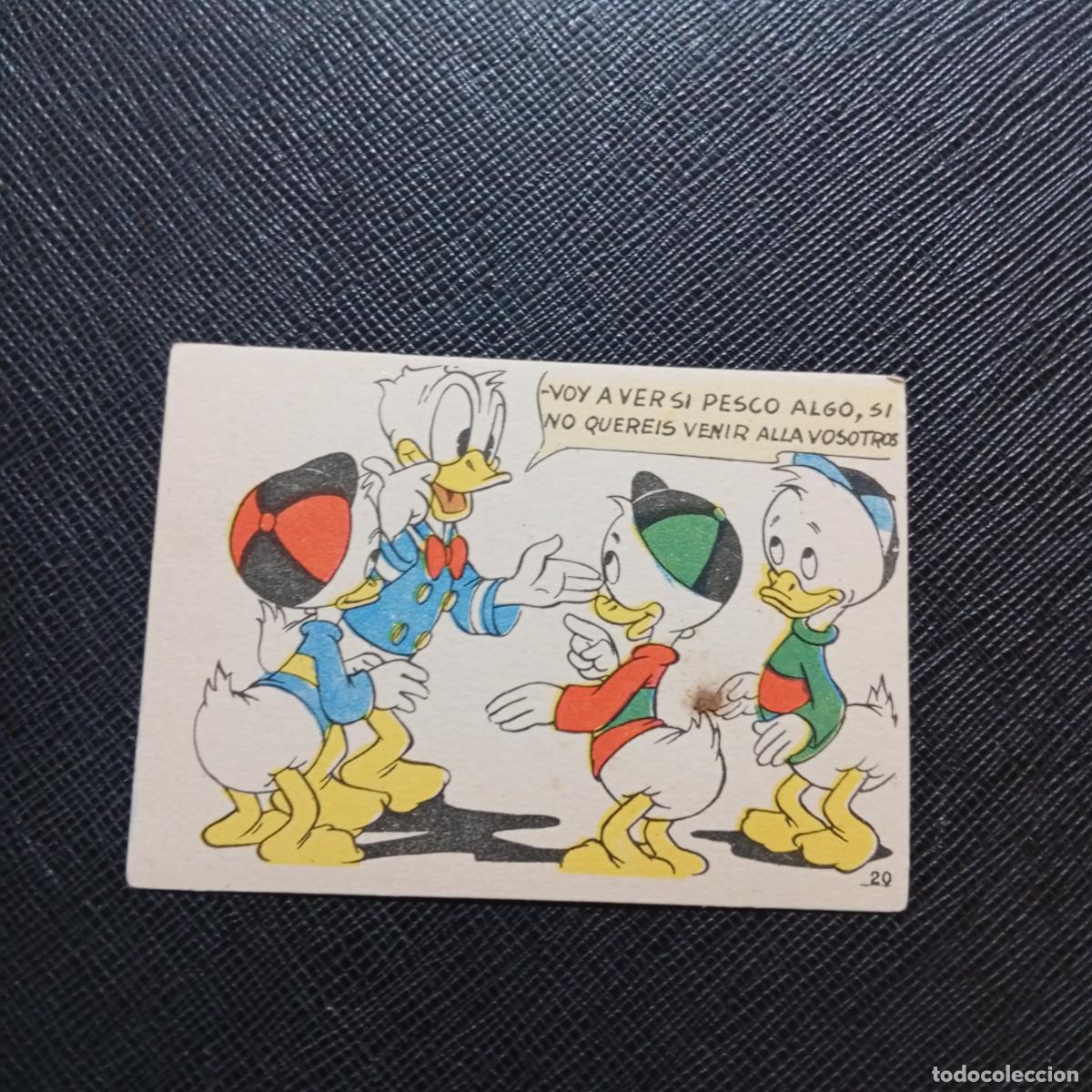 Coleccionismo cromos antiguos: 20 LA ISLA DE JASPE CHOCOLATES LLOVERAS DISNEY 1948 CROMO - SIN PEGAR - A214 PG361 B