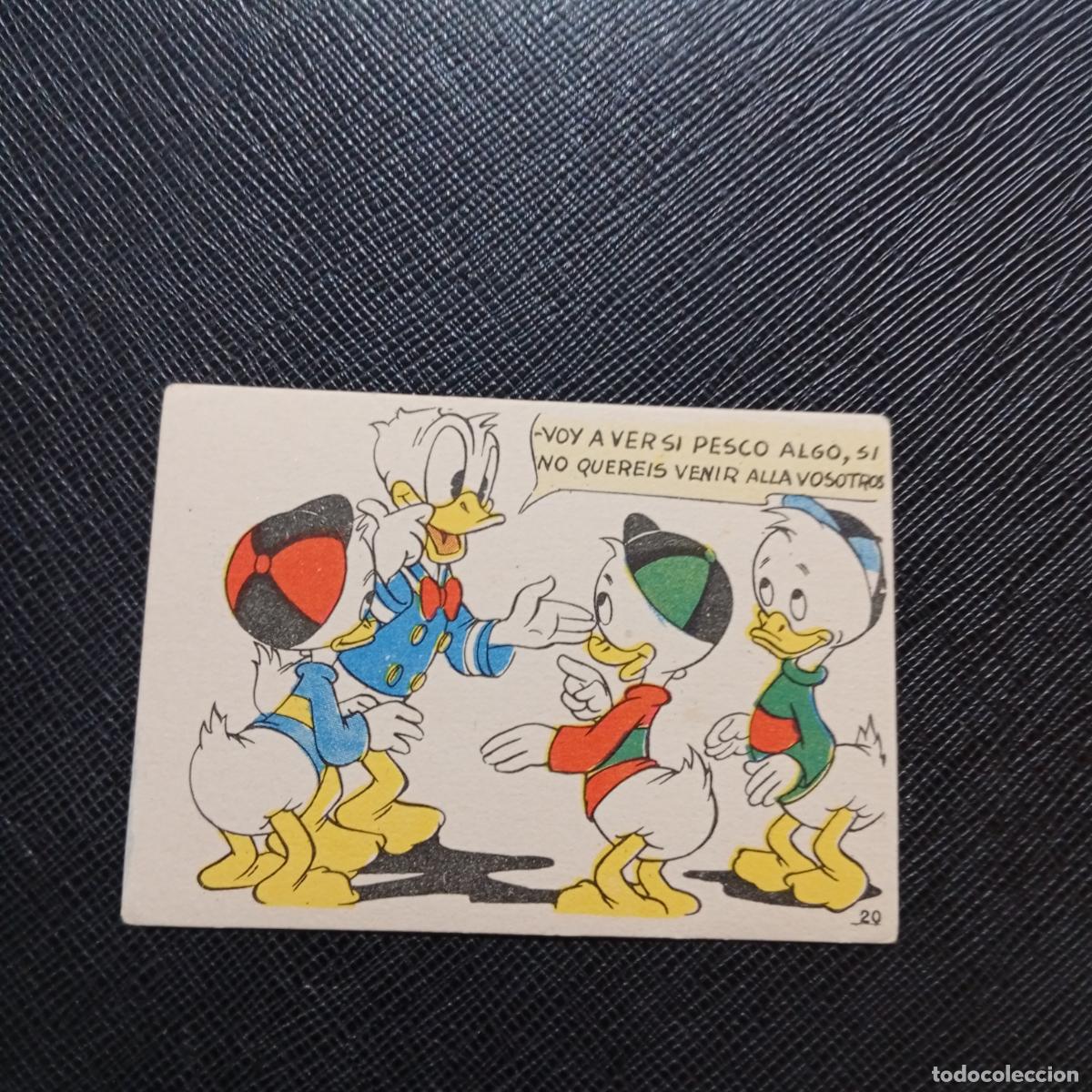 Coleccionismo cromos antiguos: 20 LA ISLA DE JASPE CHOCOLATES LLOVERAS DISNEY 1948 CROMO - SIN PEGAR - A214 PG370