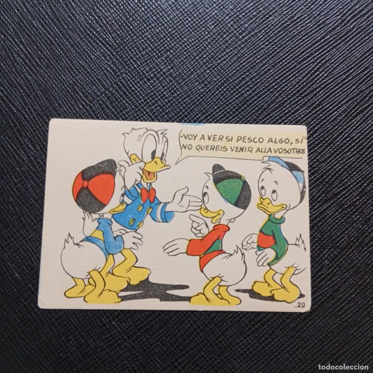 Coleccionismo cromos antiguos: 20 LA ISLA DE JASPE CHOCOLATES LLOVERAS DISNEY 1948 CROMO - SIN PEGAR - A214 PG397 B