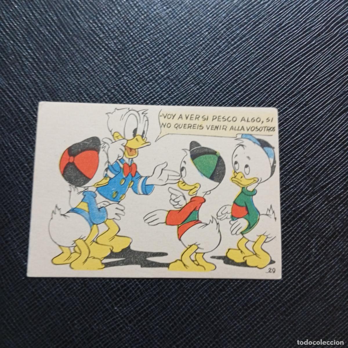 Coleccionismo cromos antiguos: 20 LA ISLA DE JASPE CHOCOLATES LLOVERAS DISNEY 1948 CROMO - SIN PEGAR - A214 PG406 B