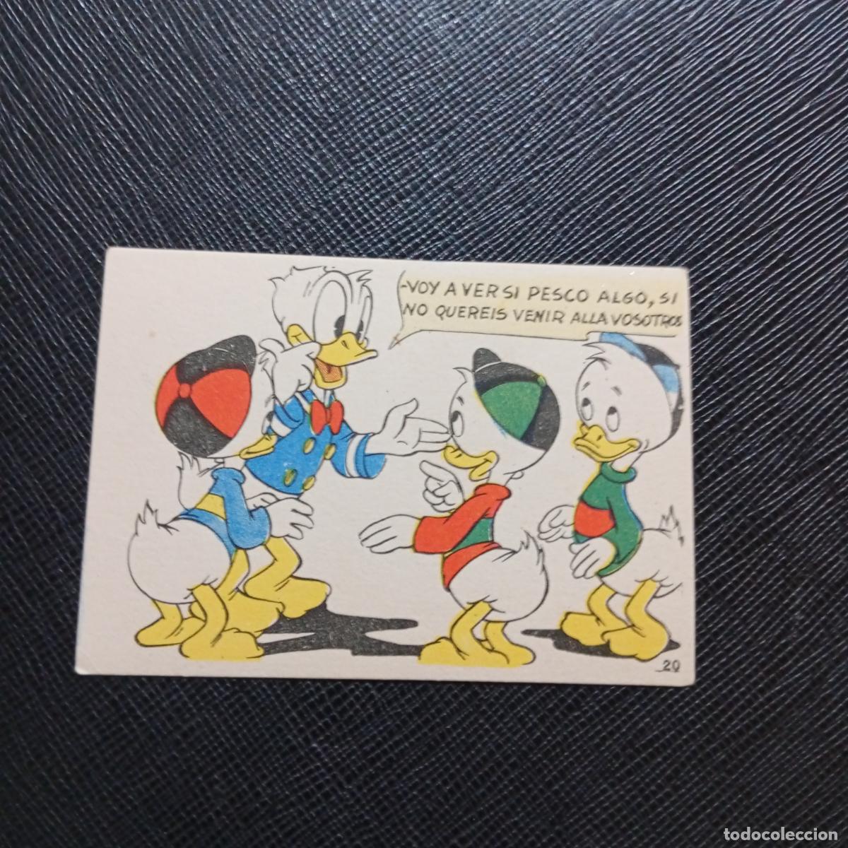 Coleccionismo cromos antiguos: 20 LA ISLA DE JASPE CHOCOLATES LLOVERAS DISNEY 1948 CROMO - SIN PEGAR - A214 PG415