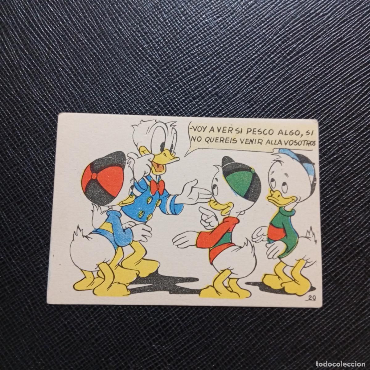 Coleccionismo cromos antiguos: 20 LA ISLA DE JASPE CHOCOLATES LLOVERAS DISNEY 1948 CROMO - SIN PEGAR - A214 PG432