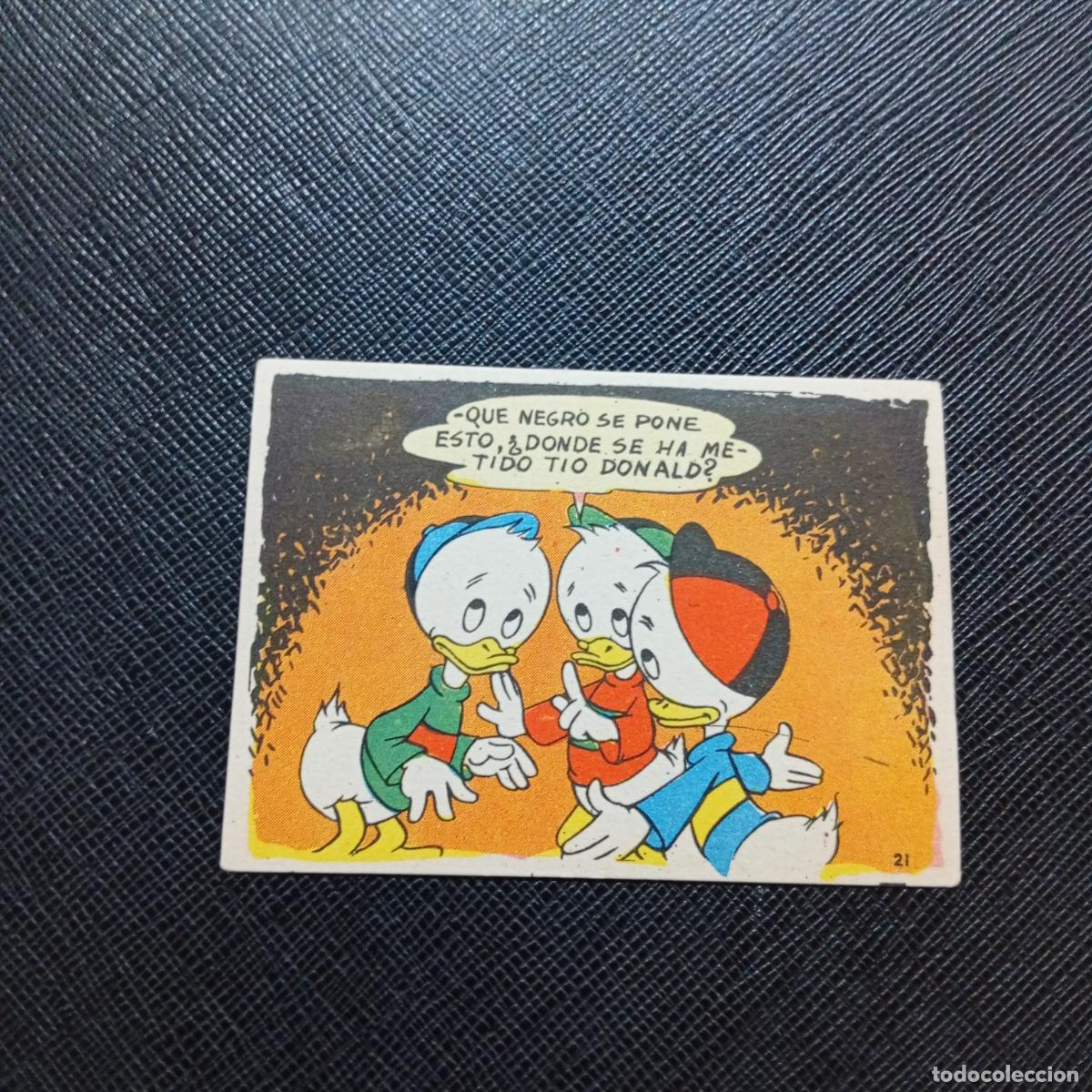 Coleccionismo cromos antiguos: 21 LA ISLA DE JASPE CHOCOLATES LLOVERAS DISNEY 1948 CROMO - SIN PEGAR - A214 PG514