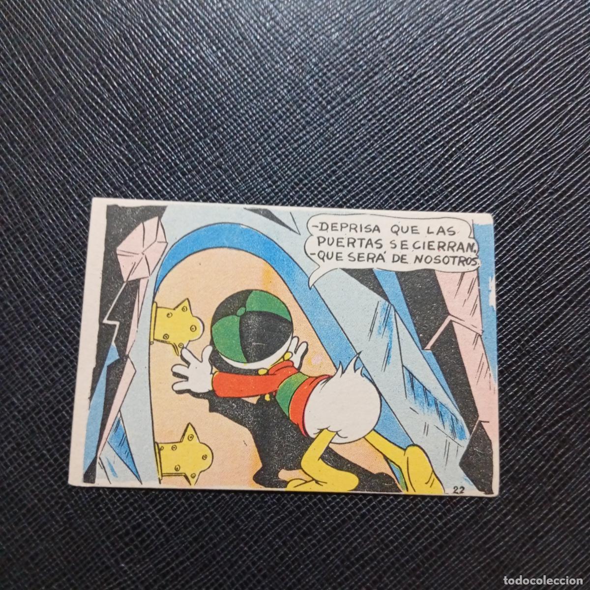 Coleccionismo cromos antiguos: 22 LA ISLA DE JASPE CHOCOLATES LLOVERAS DISNEY 1948 CROMO - SIN PEGAR - A214 PG334