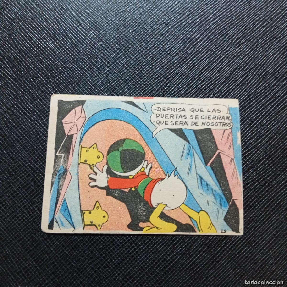 Coleccionismo cromos antiguos: 22 LA ISLA DE JASPE CHOCOLATES LLOVERAS DISNEY 1948 CROMO - SIN PEGAR - A214 PG334 B