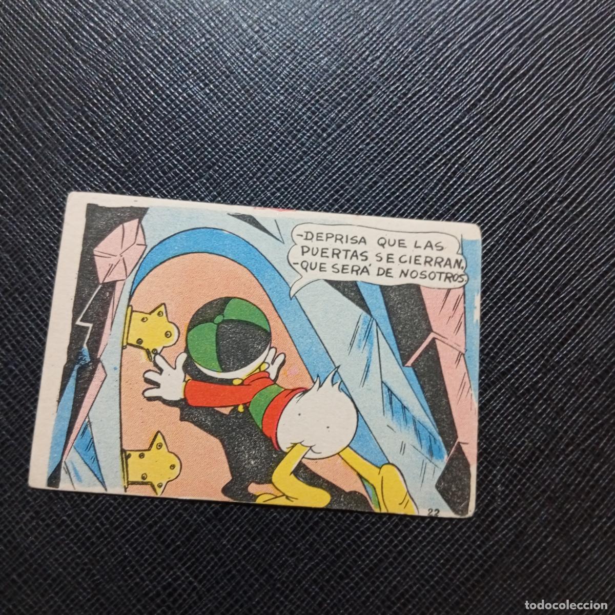 Coleccionismo cromos antiguos: 22 LA ISLA DE JASPE CHOCOLATES LLOVERAS DISNEY 1948 CROMO - SIN PEGAR - A214 PG352 B