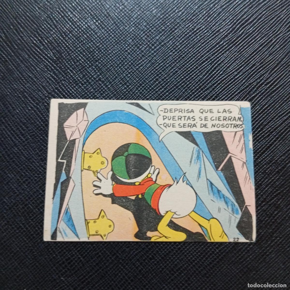 Coleccionismo cromos antiguos: 22 LA ISLA DE JASPE CHOCOLATES LLOVERAS DISNEY 1948 CROMO - SIN PEGAR - A214 PG361