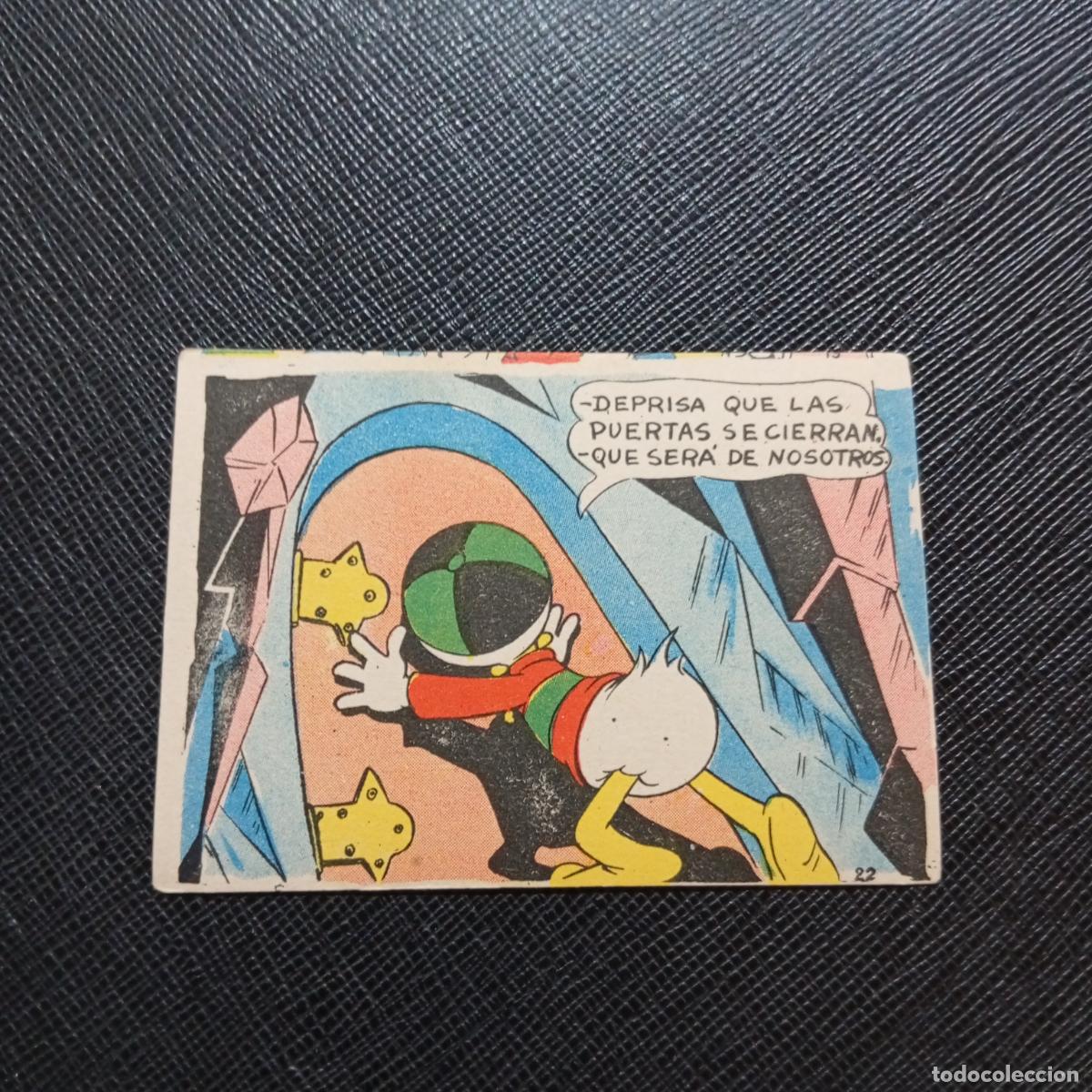 Coleccionismo cromos antiguos: 22 LA ISLA DE JASPE CHOCOLATES LLOVERAS DISNEY 1948 CROMO - SIN PEGAR - A214 PG361 B