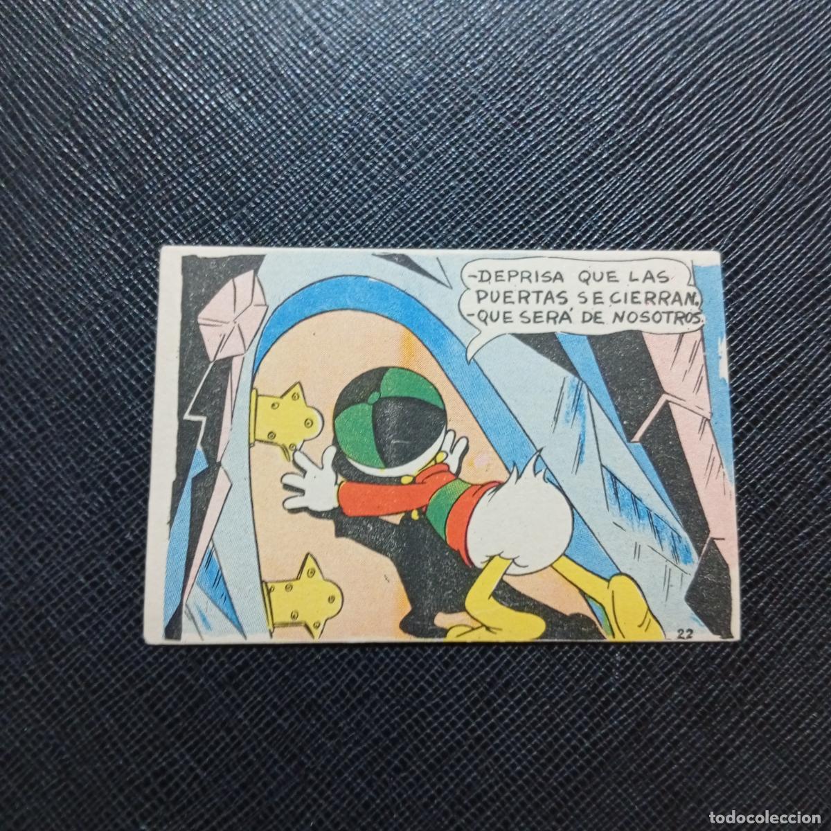Coleccionismo cromos antiguos: 22 LA ISLA DE JASPE CHOCOLATES LLOVERAS DISNEY 1948 CROMO - SIN PEGAR - A214 PG370 B