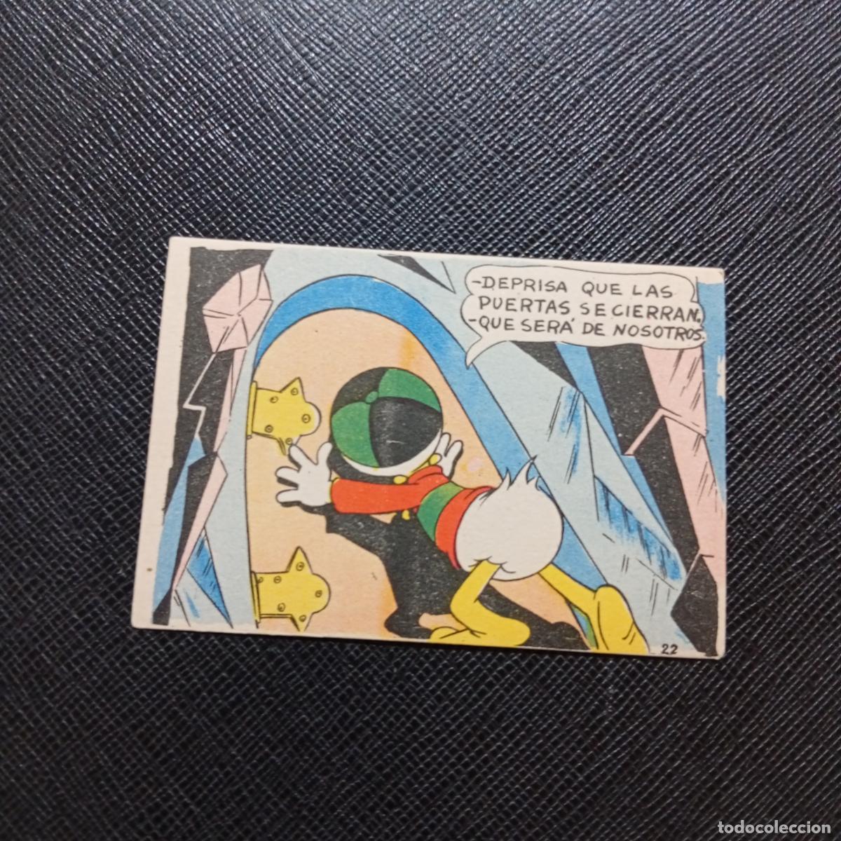 Coleccionismo cromos antiguos: 22 LA ISLA DE JASPE CHOCOLATES LLOVERAS DISNEY 1948 CROMO - SIN PEGAR - A214 PG379