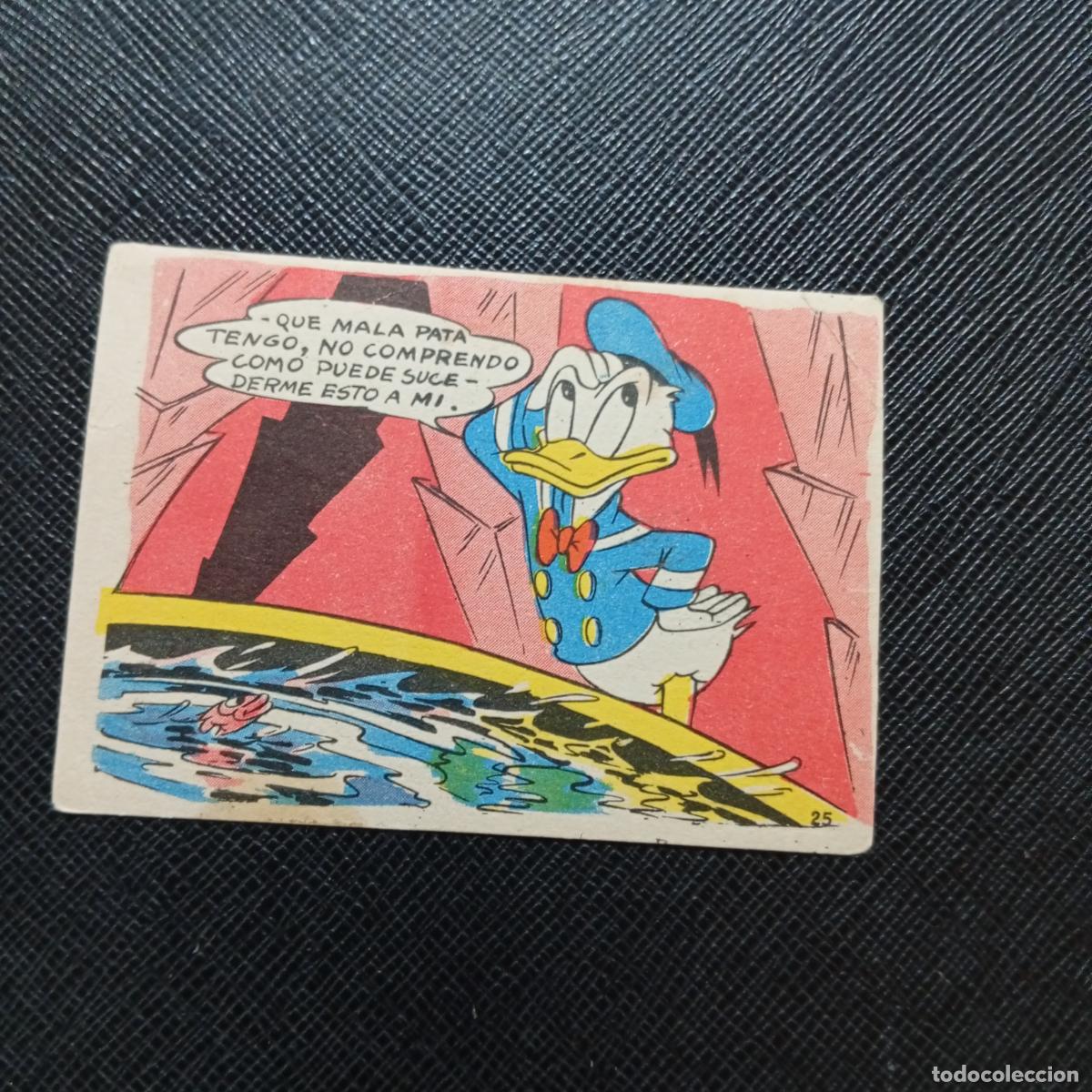 Coleccionismo cromos antiguos: 25 LA ISLA DE JASPE CHOCOLATES LLOVERAS DISNEY 1948 CROMO - SIN PEGAR - A214 PG370 B