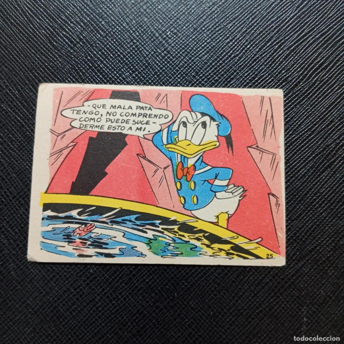 Coleccionismo cromos antiguos: 25 LA ISLA DE JASPE CHOCOLATES LLOVERAS DISNEY 1948 CROMO - SIN PEGAR - A214 PG379