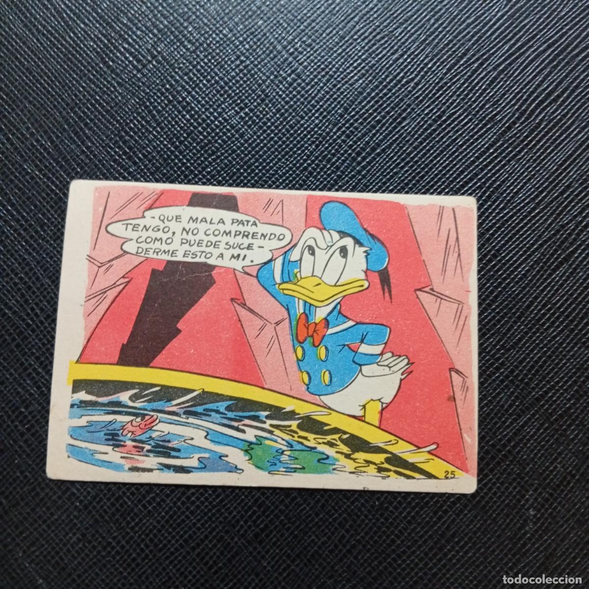Coleccionismo cromos antiguos: 25 LA ISLA DE JASPE CHOCOLATES LLOVERAS DISNEY 1948 CROMO - SIN PEGAR - A214 PG379 B