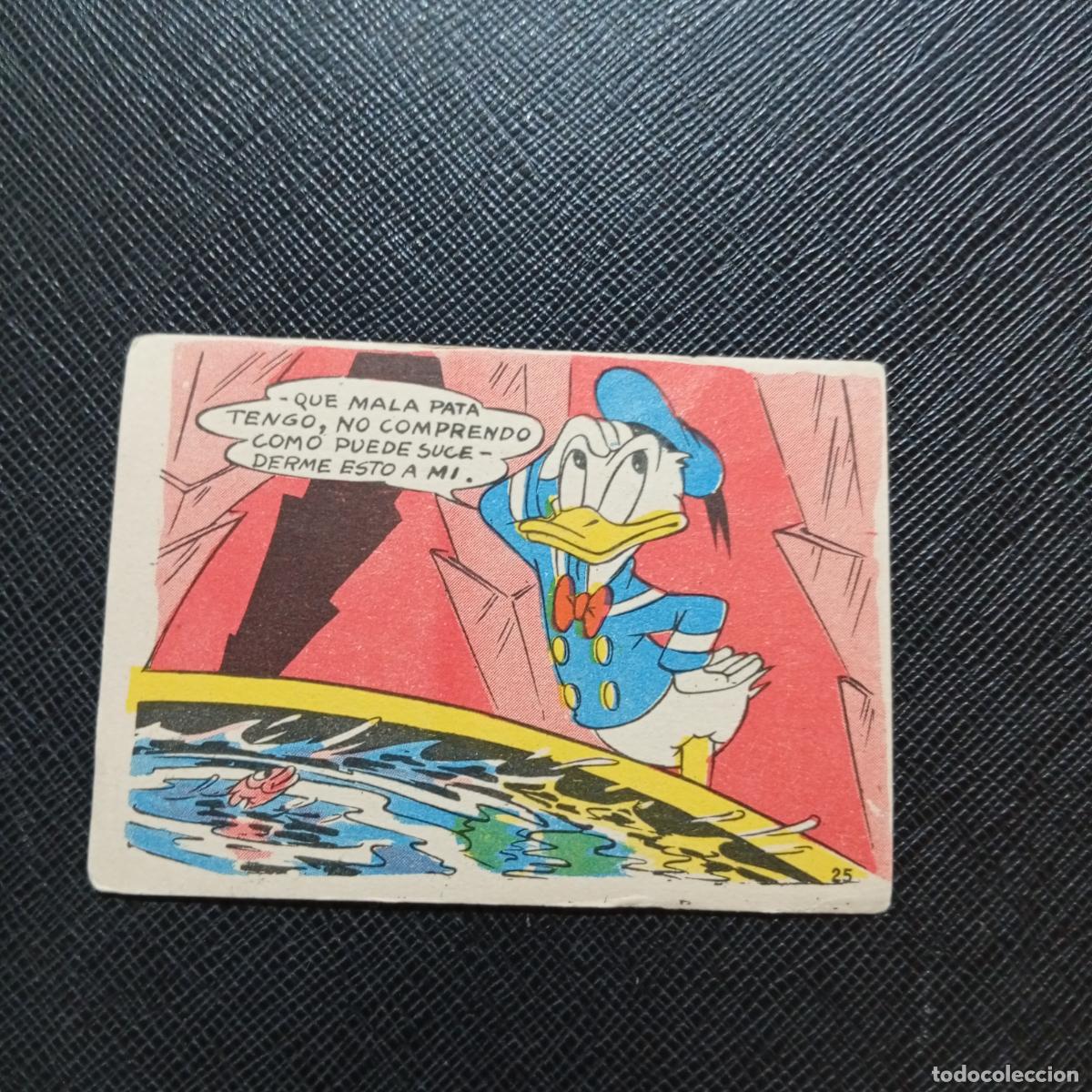 Coleccionismo cromos antiguos: 25 LA ISLA DE JASPE CHOCOLATES LLOVERAS DISNEY 1948 CROMO - SIN PEGAR - A214 PG388