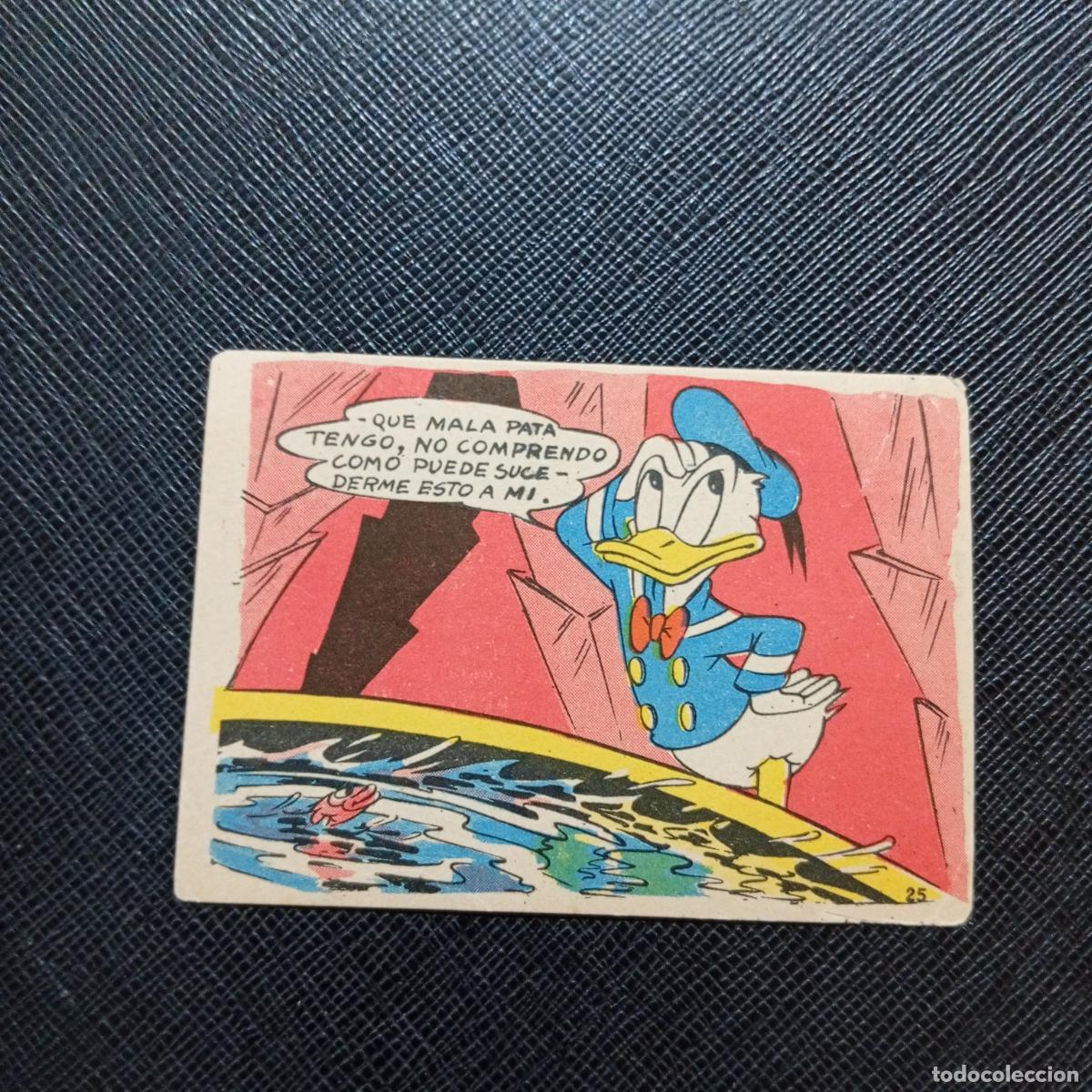Coleccionismo cromos antiguos: 25 LA ISLA DE JASPE CHOCOLATES LLOVERAS DISNEY 1948 CROMO - SIN PEGAR - A214 PG388 B
