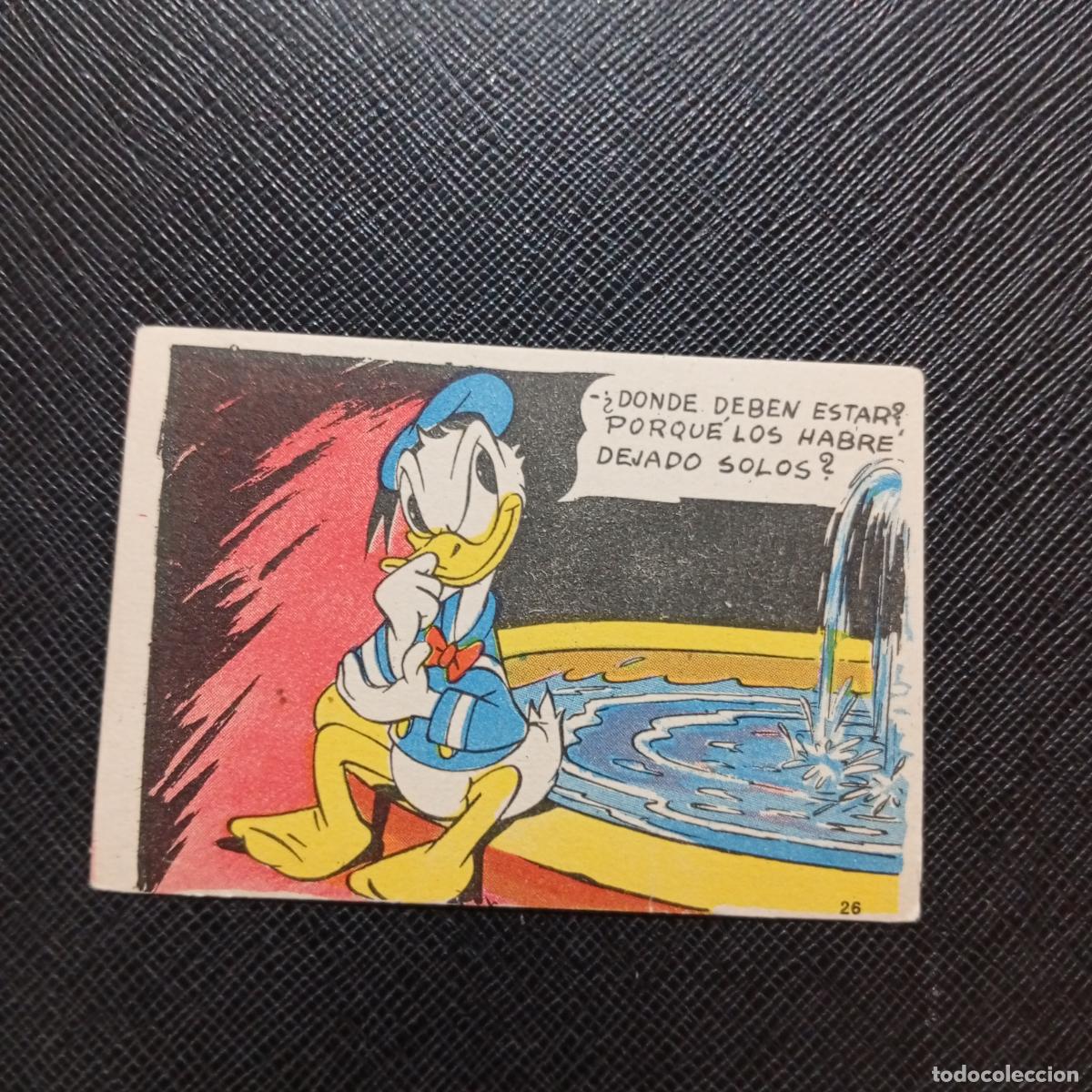 Coleccionismo cromos antiguos: 26 LA ISLA DE JASPE CHOCOLATES LLOVERAS DISNEY 1948 CROMO - SIN PEGAR - A214 PG397