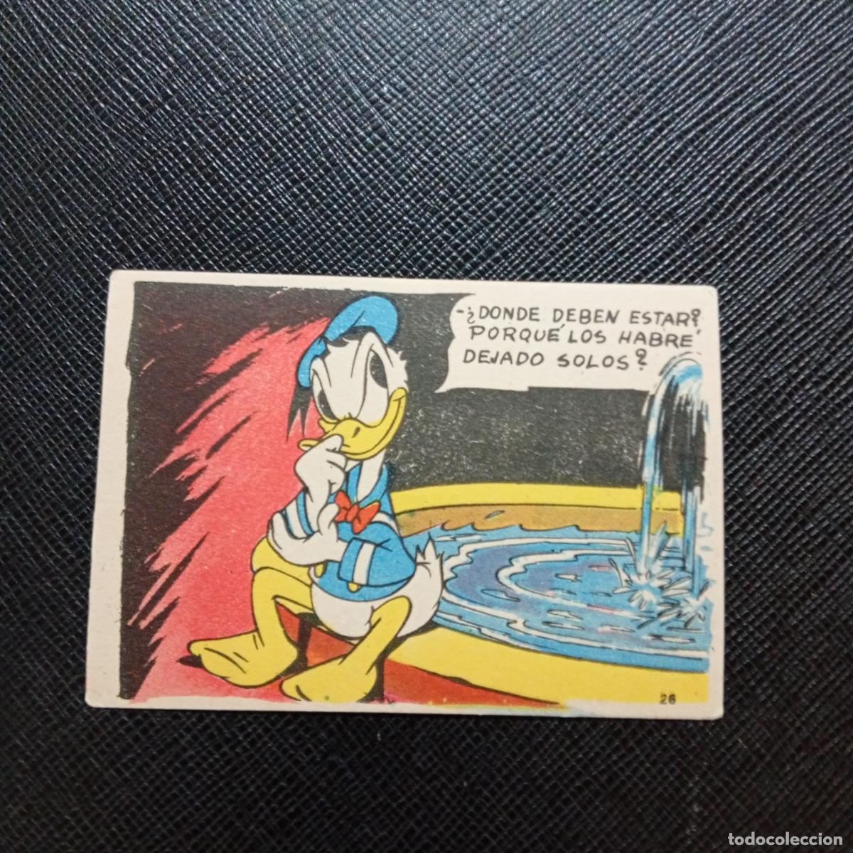 Coleccionismo cromos antiguos: 26 LA ISLA DE JASPE CHOCOLATES LLOVERAS DISNEY 1948 CROMO - SIN PEGAR - A214 PG406
