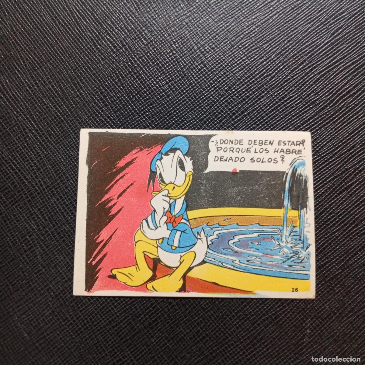 Coleccionismo cromos antiguos: 26 LA ISLA DE JASPE CHOCOLATES LLOVERAS DISNEY 1948 CROMO - SIN PEGAR - A214 PG406 B